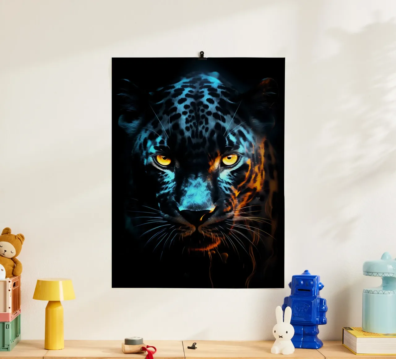 Leopard Fantasy carta hahnemühle da Mateo
