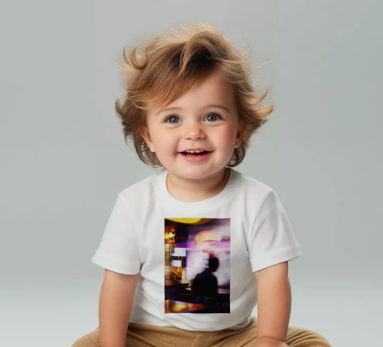 Electric Nocturne - Tokyo baby t-shirt by Le Flou