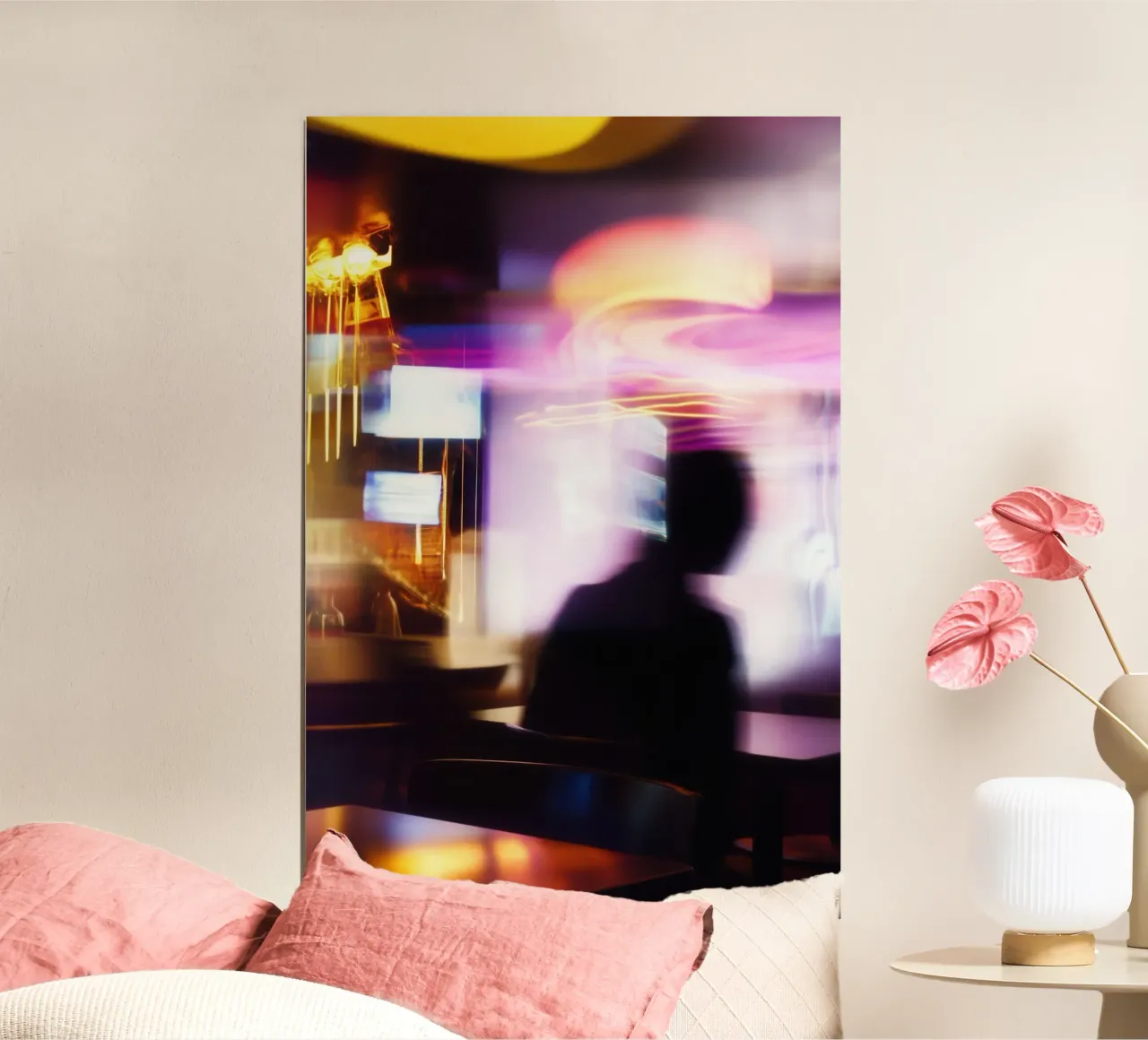 Notturno elettrico - Tokyo poster con telaio in plastica da Le Flou