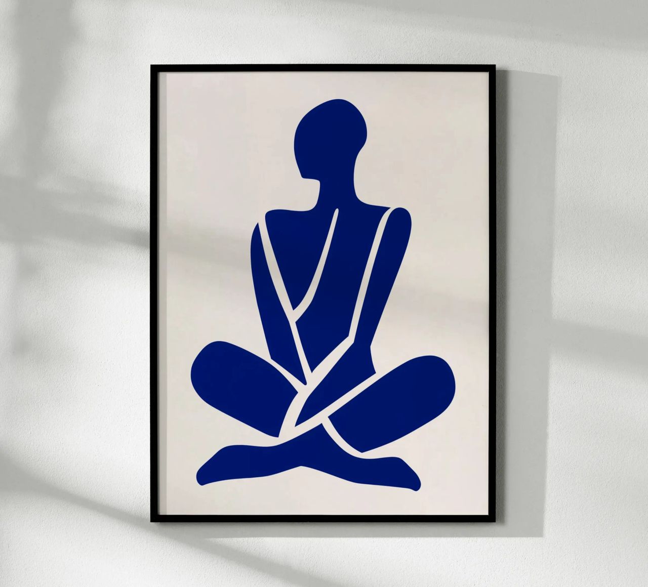 Silhouette in Meditation Poster von DWA