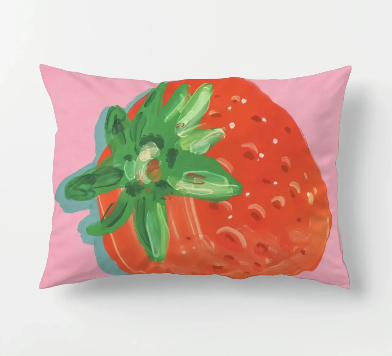 Strawberry decorative cushion by GigiRosado