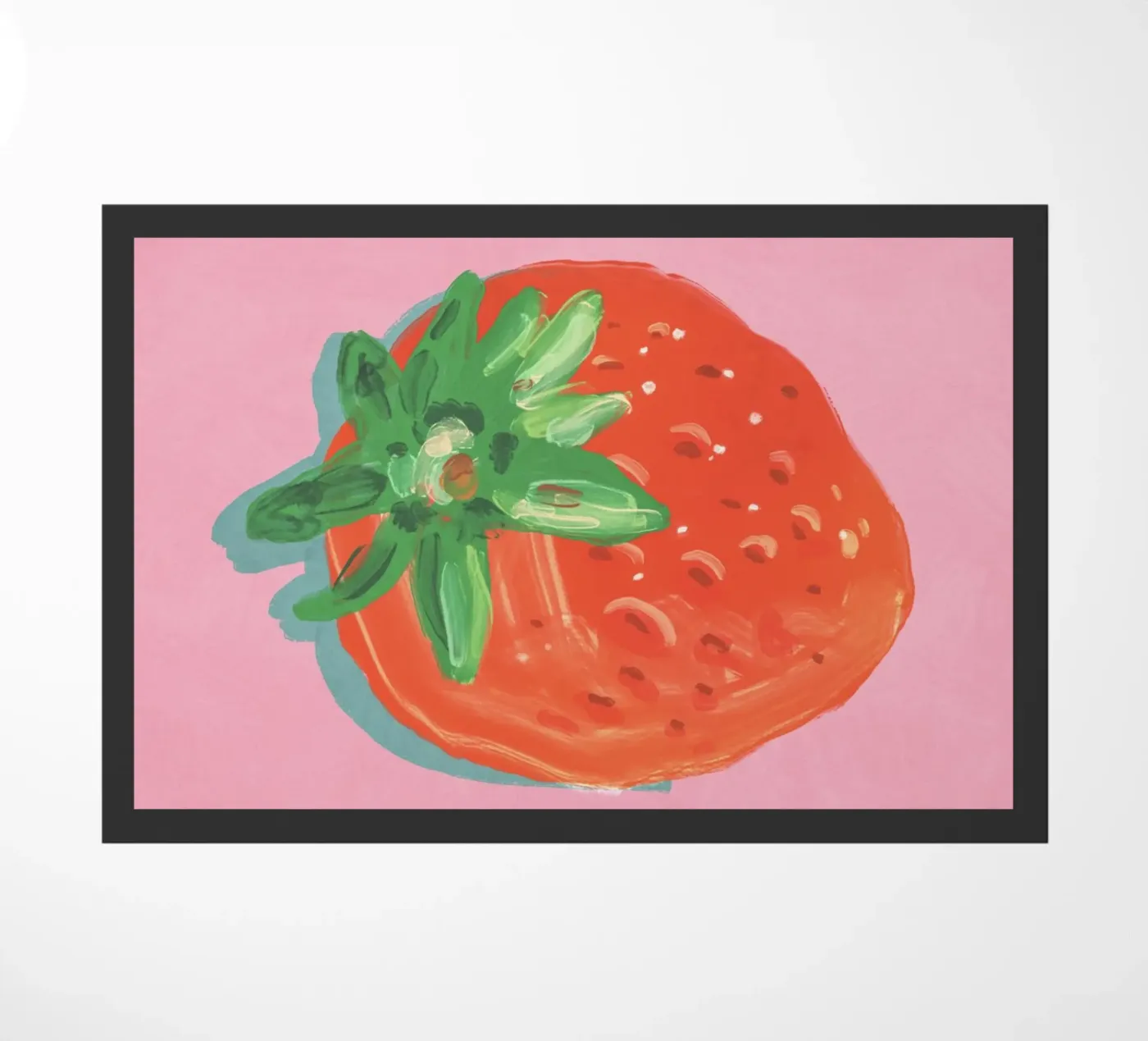 Strawberry deurmat van GigiRosado