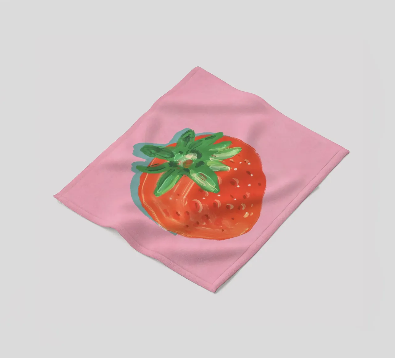 Strawberry fleece blanket by GigiRosado