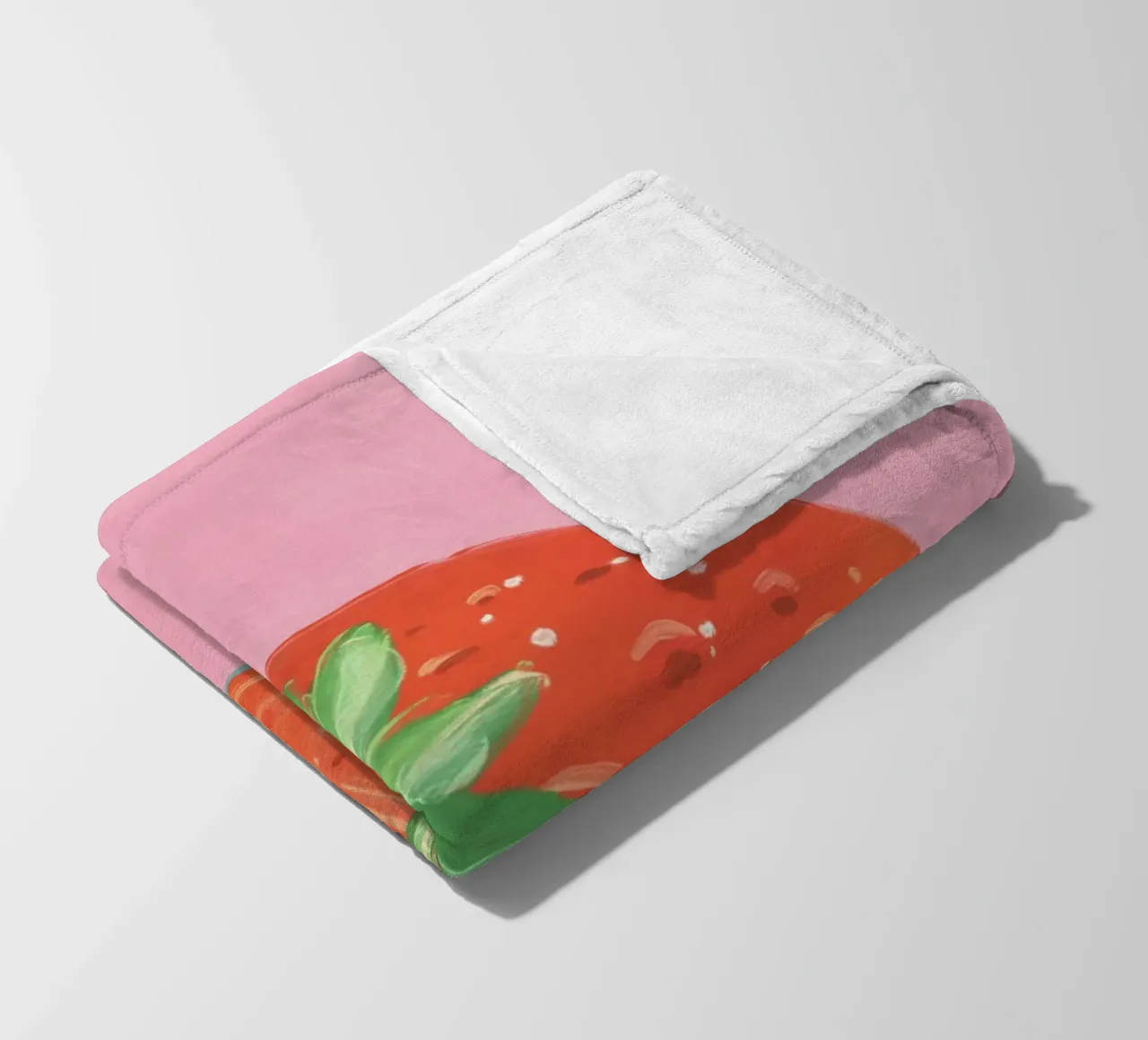 Strawberry fleece blanket by GigiRosado