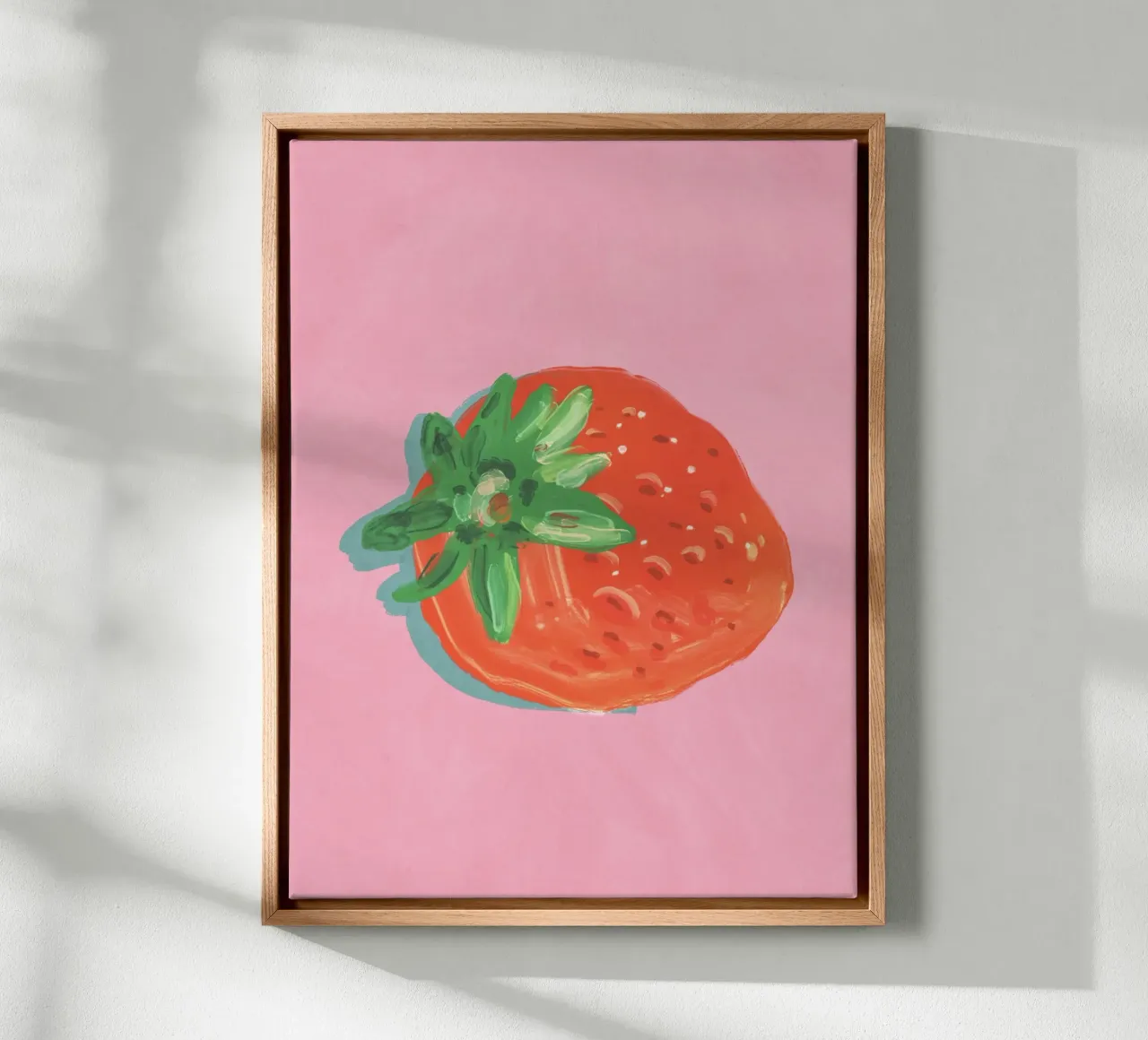 Strawberry canvas by GigiRosado