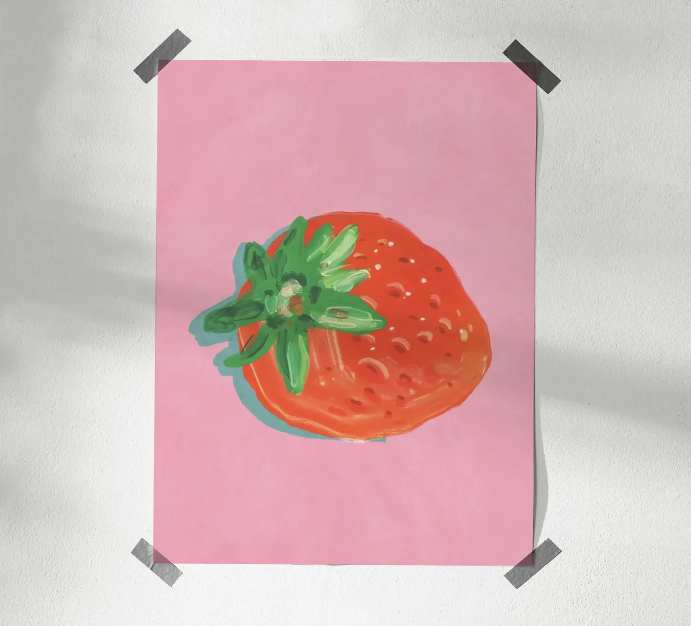 Strawberry poster van GigiRosado