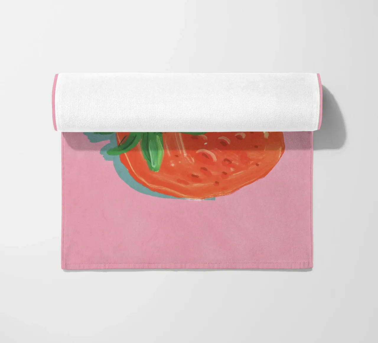 Strawberry beach towel by GigiRosado