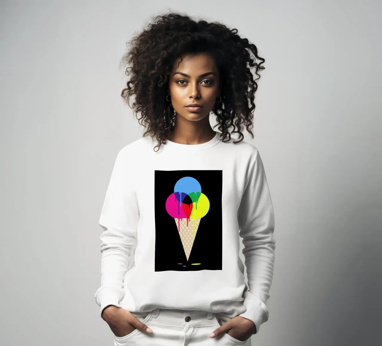 CMYKream felpa da Davies Babies