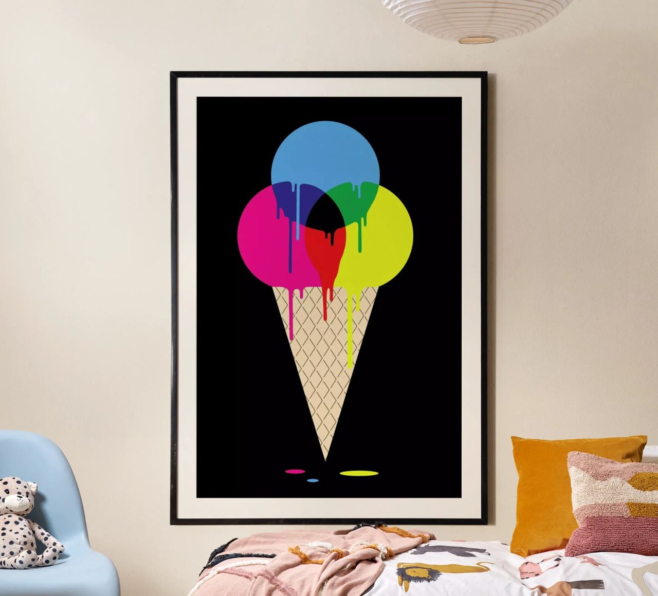 CMYKream poster by Davies Babies