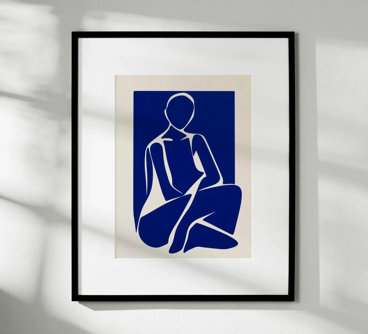 Abstract female silhouette hahnemühle by DWA