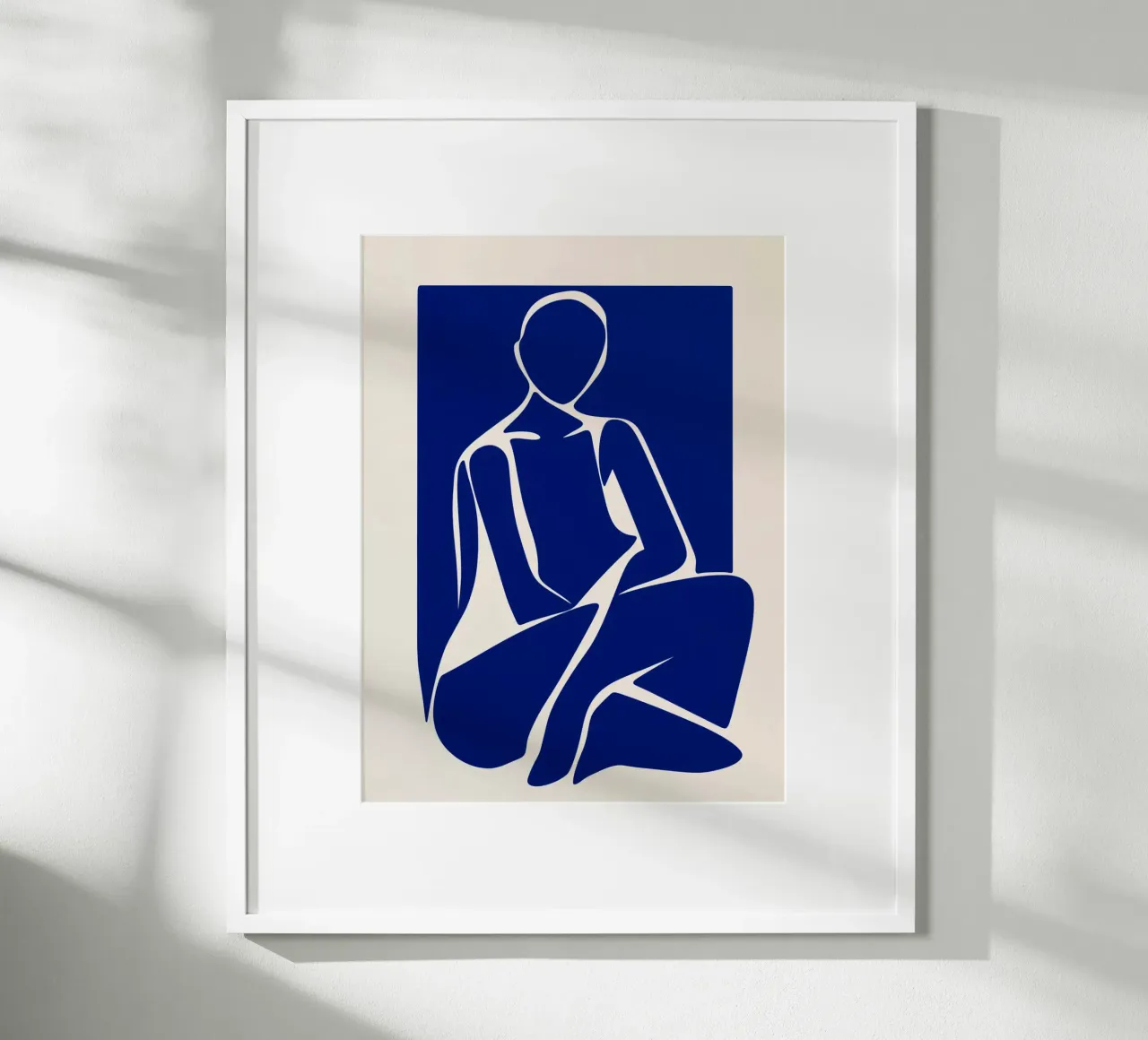 Abstract female silhouette hahnemühle by DWA
