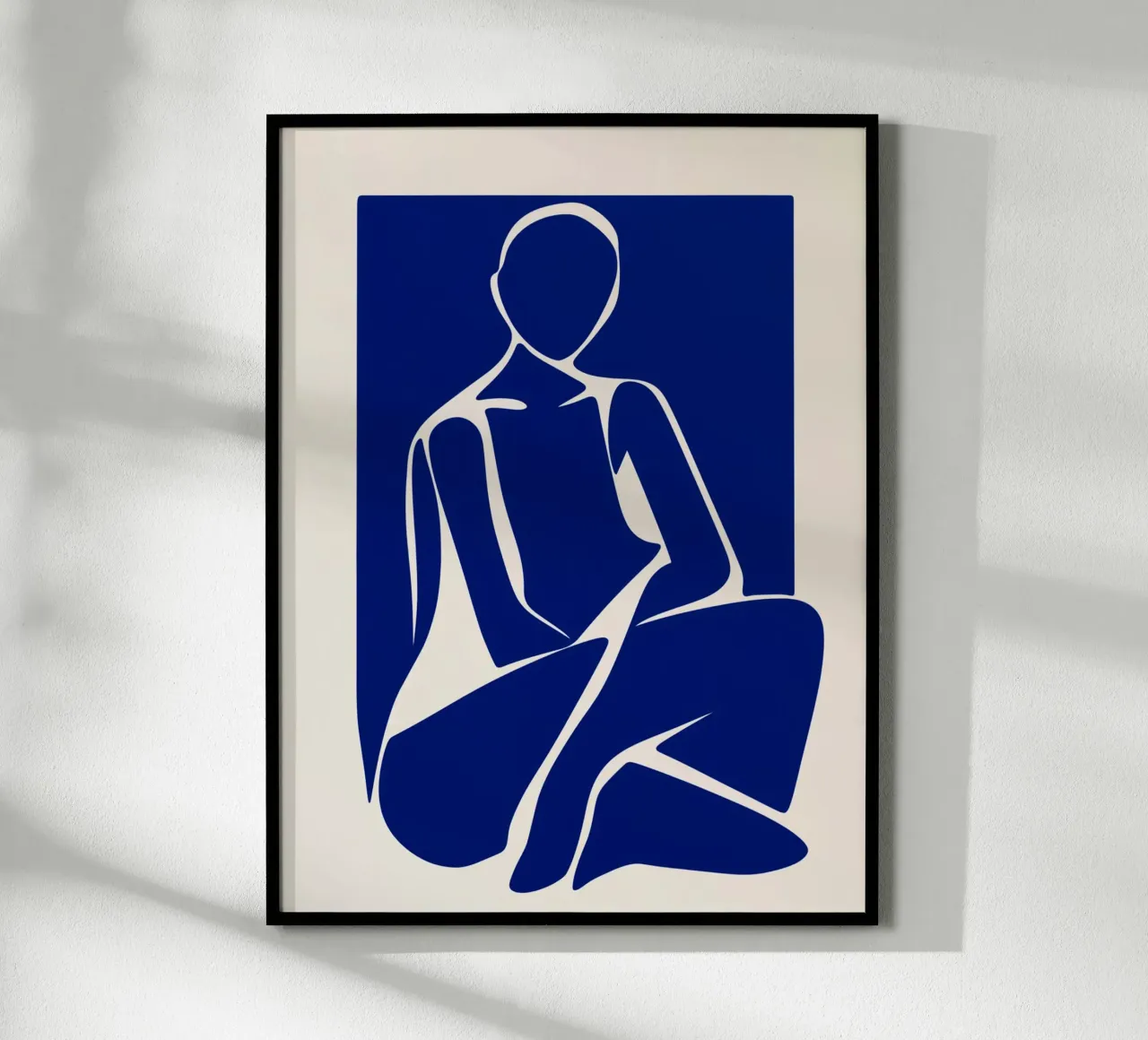 Abstract female silhouette hahnemühle by DWA