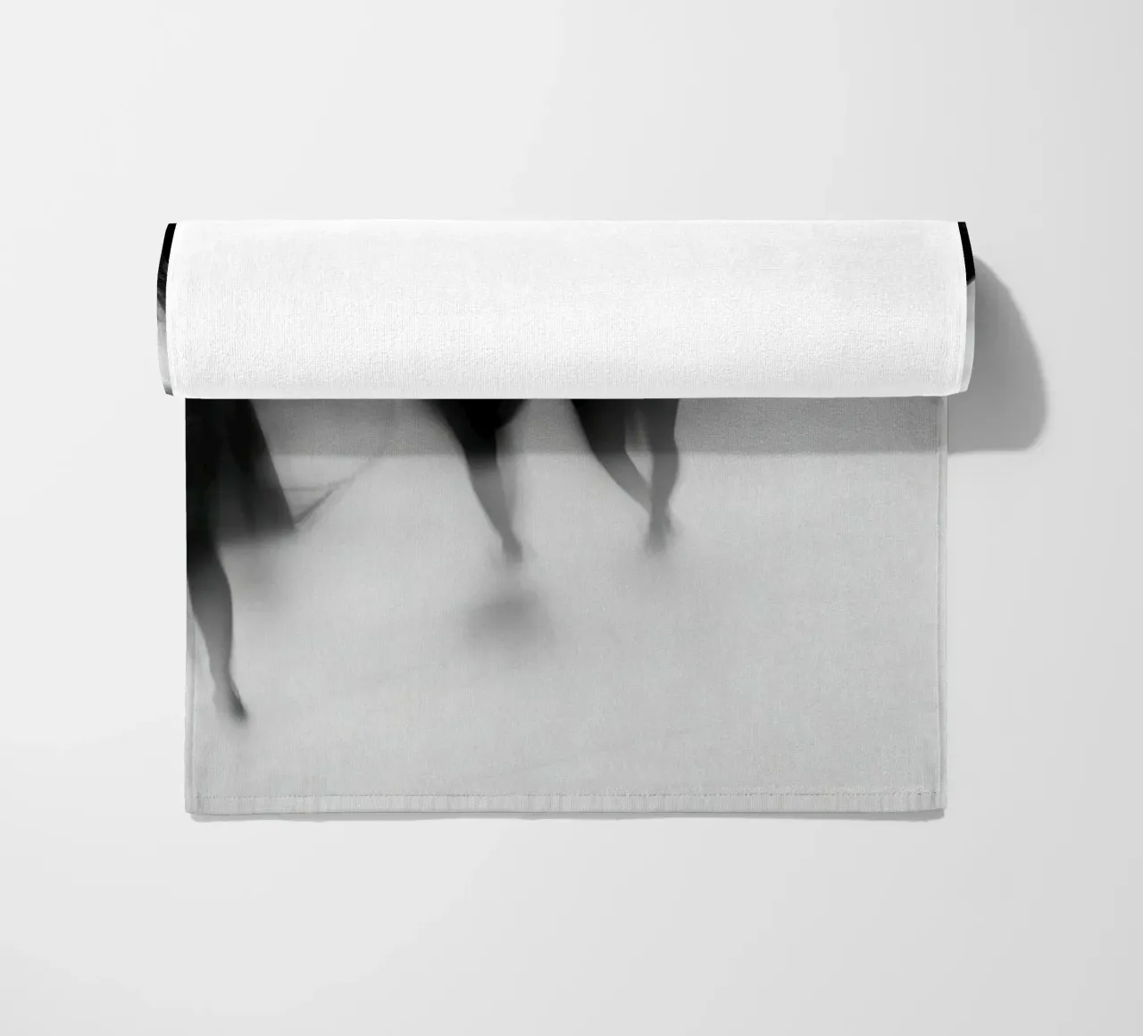 Spectres urbains – Berlin beach towel by Le Flou