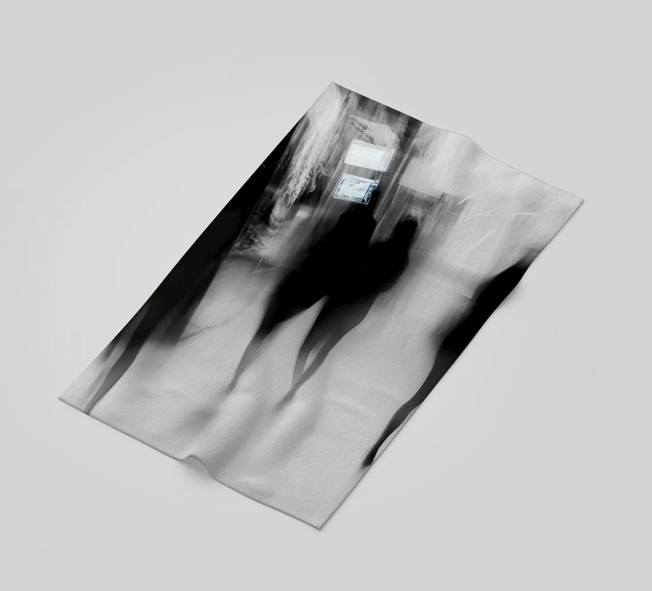 Spectres urbains – Berlin beach towel by Le Flou