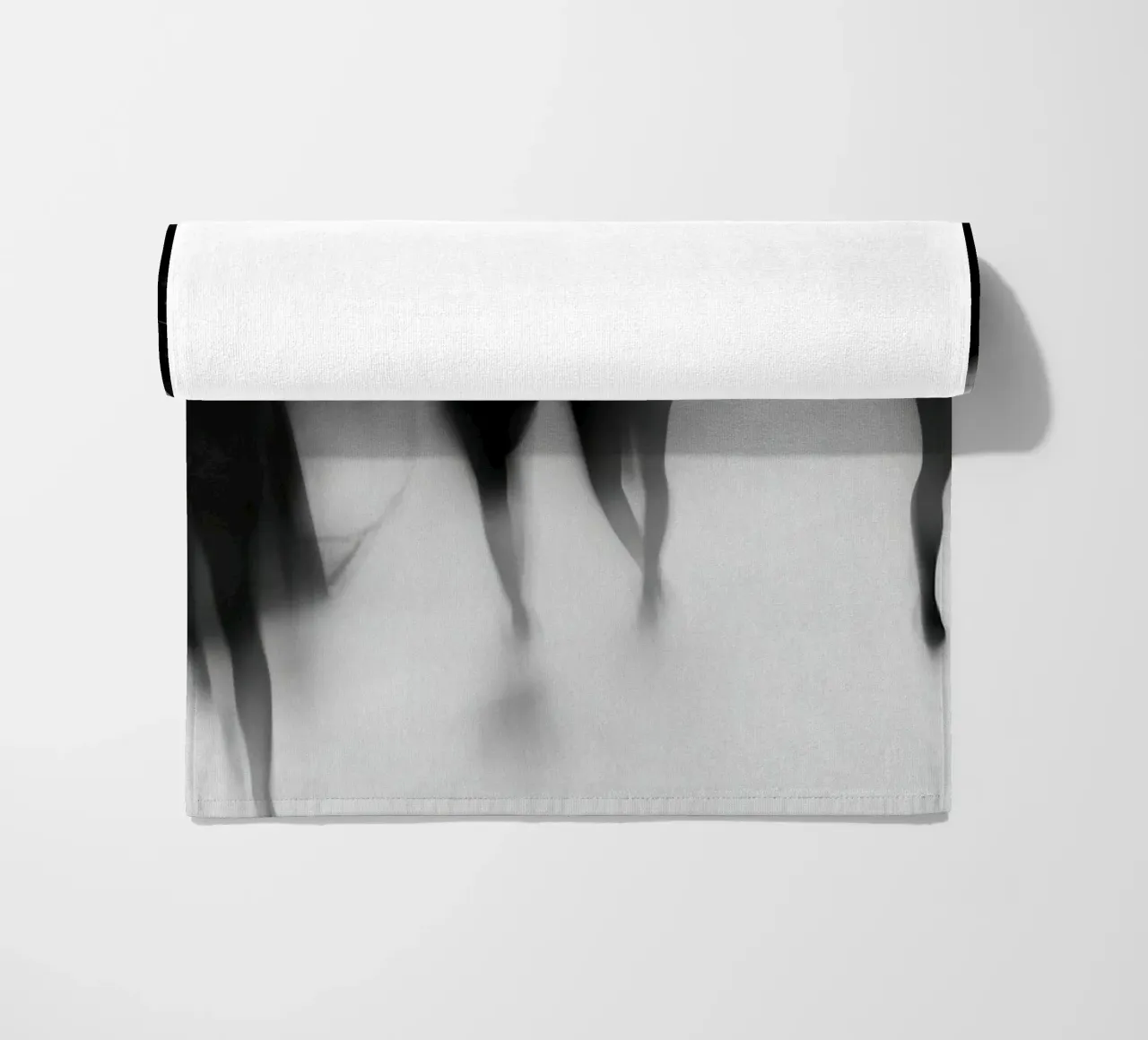 Spectres urbains – Berlin beach towel by Le Flou