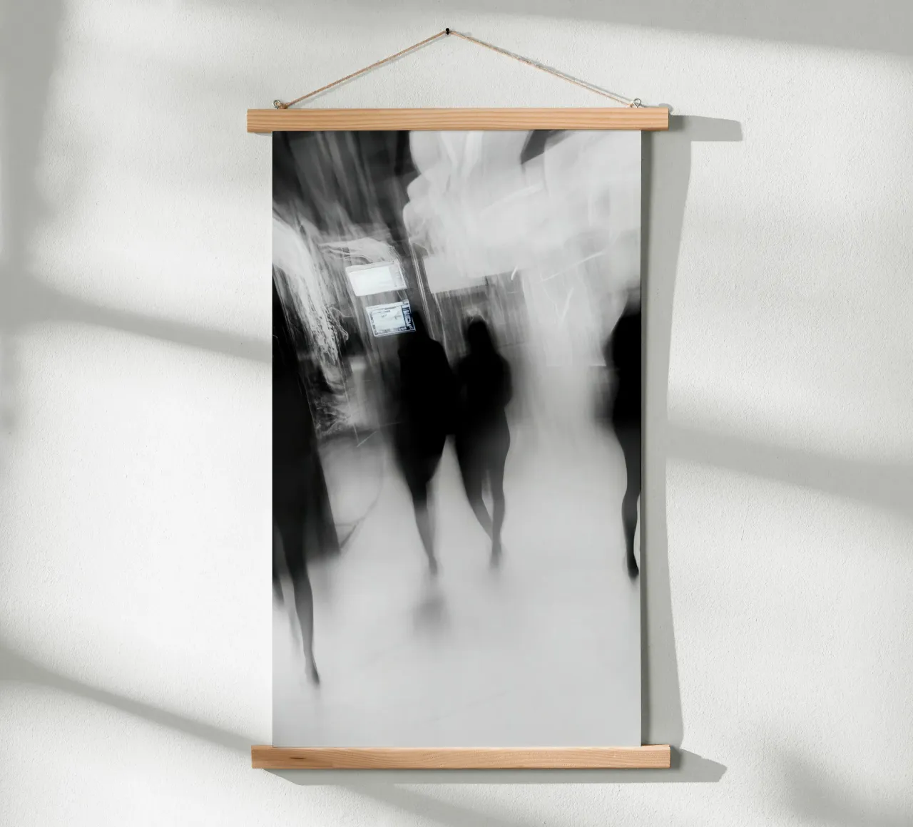Spettri urbani - Berlino poster con telaio in alluminio da Le Flou