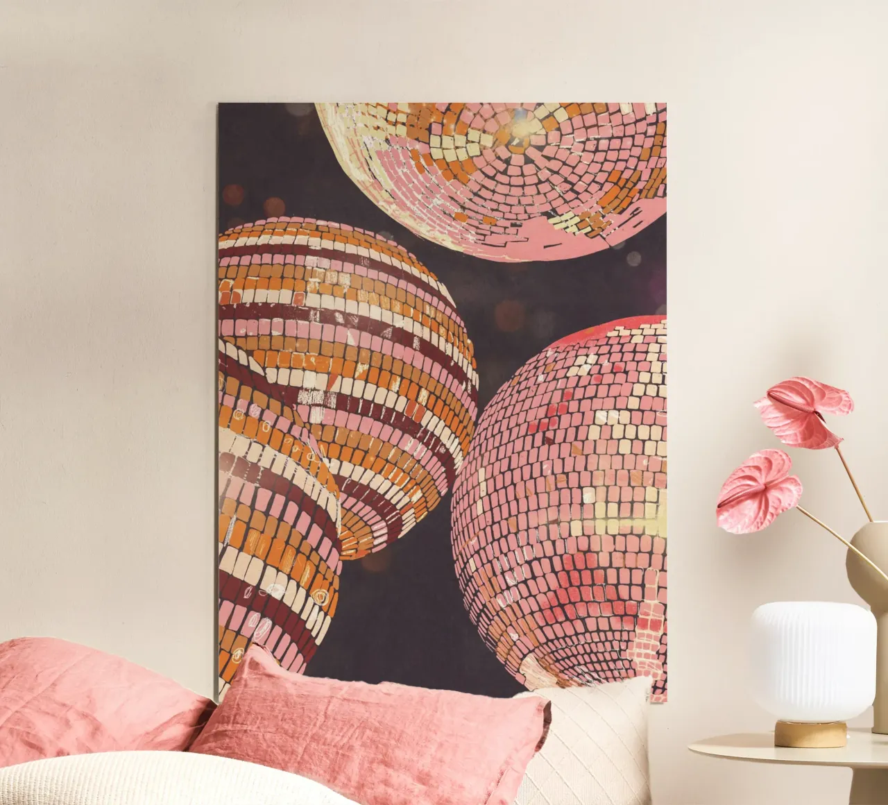 Disco balls poster con telaio in plastica da GigiRosado