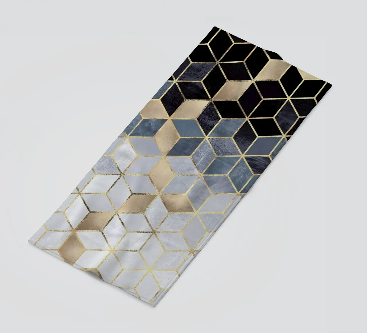 Soft Blue Gradient Cubes telo mare da Elisabeth Fredriksson