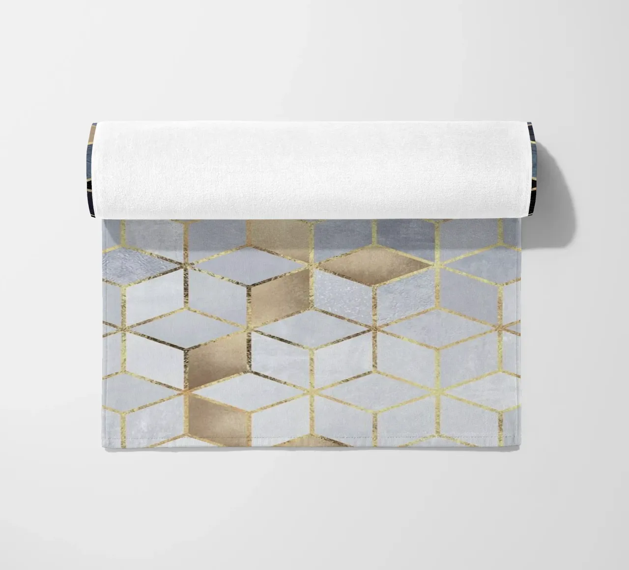 Soft Blue Gradient Cubes telo mare da Elisabeth Fredriksson