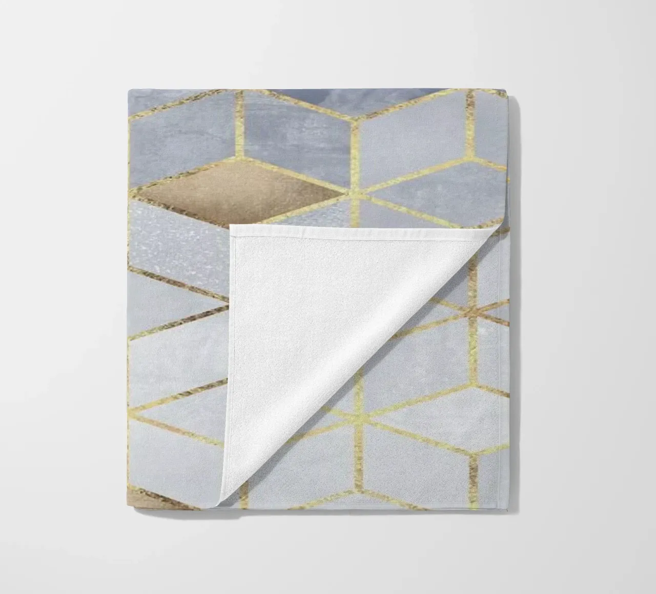 Soft Blue Gradient Cubes telo mare da Elisabeth Fredriksson