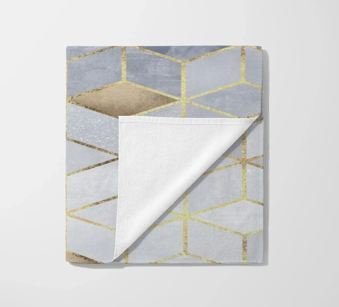 Soft Blue Gradient Cubes telo mare da Elisabeth Fredriksson