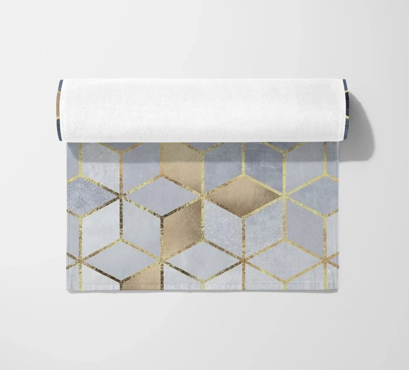 Soft Blue Gradient Cubes telo mare da Elisabeth Fredriksson