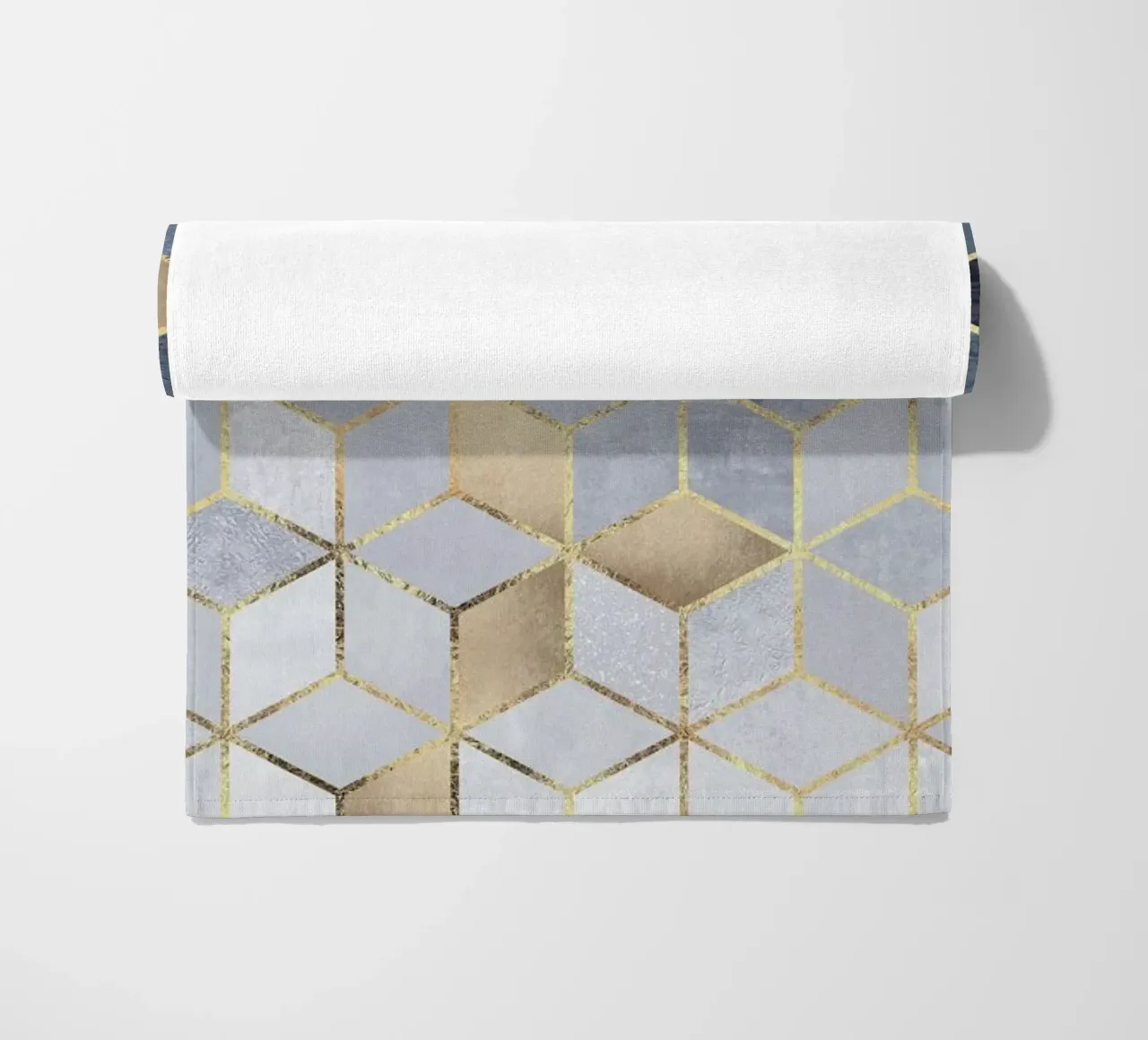 Soft Blue Gradient Cubes telo mare da Elisabeth Fredriksson