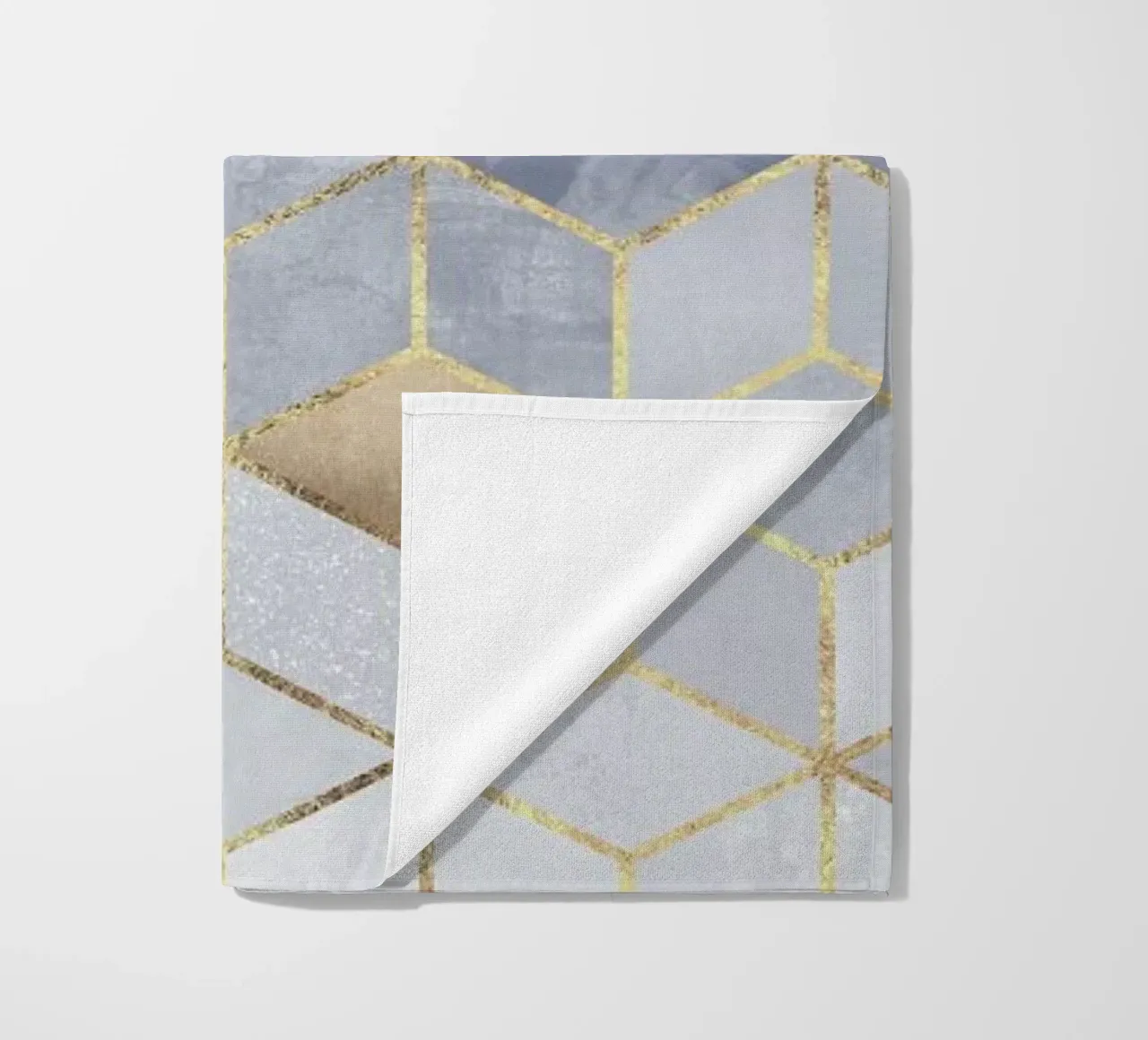 Soft Blue Gradient Cubes telo mare da Elisabeth Fredriksson