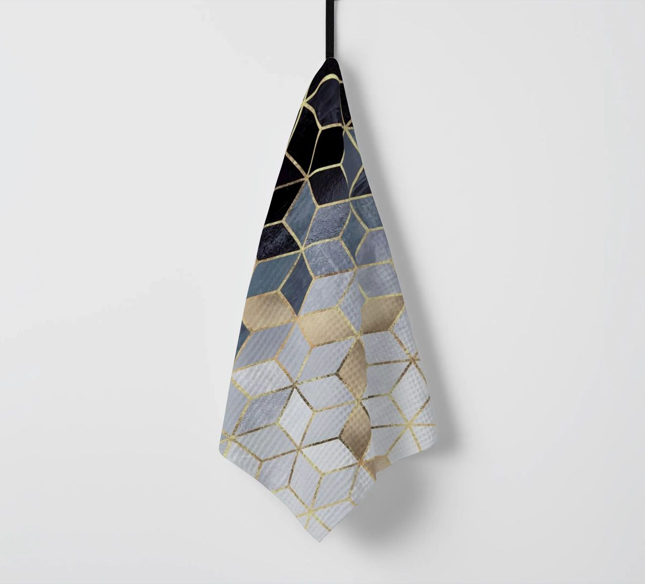 Soft Blue Gradient Cubes canovaccio da cucina da Elisabeth Fredriksson