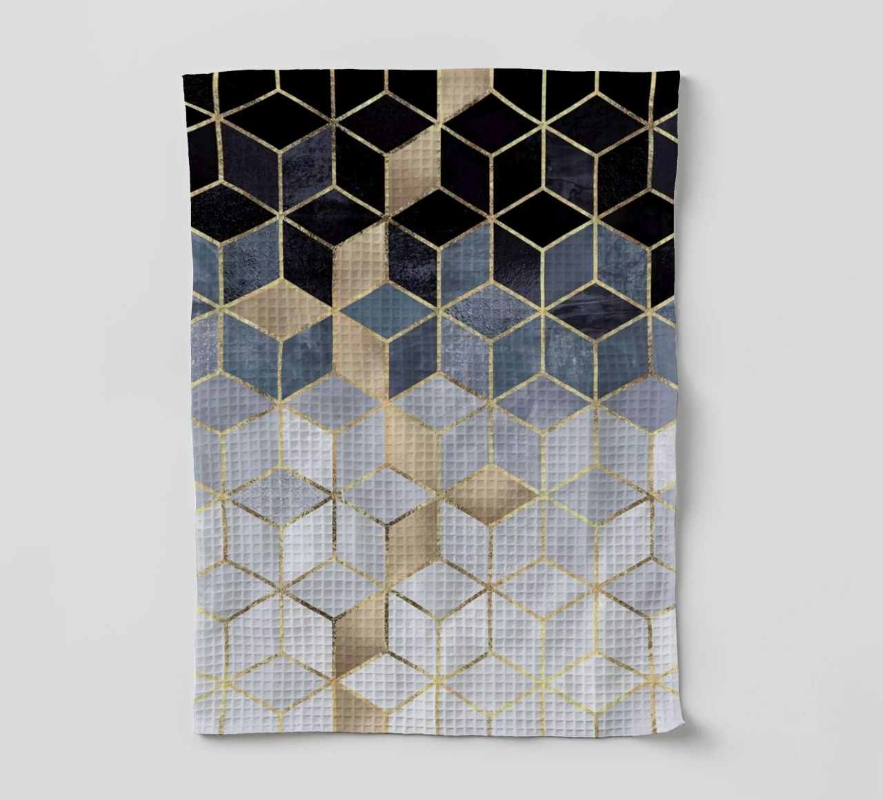 Soft Blue Gradient Cubes canovaccio da cucina da Elisabeth Fredriksson
