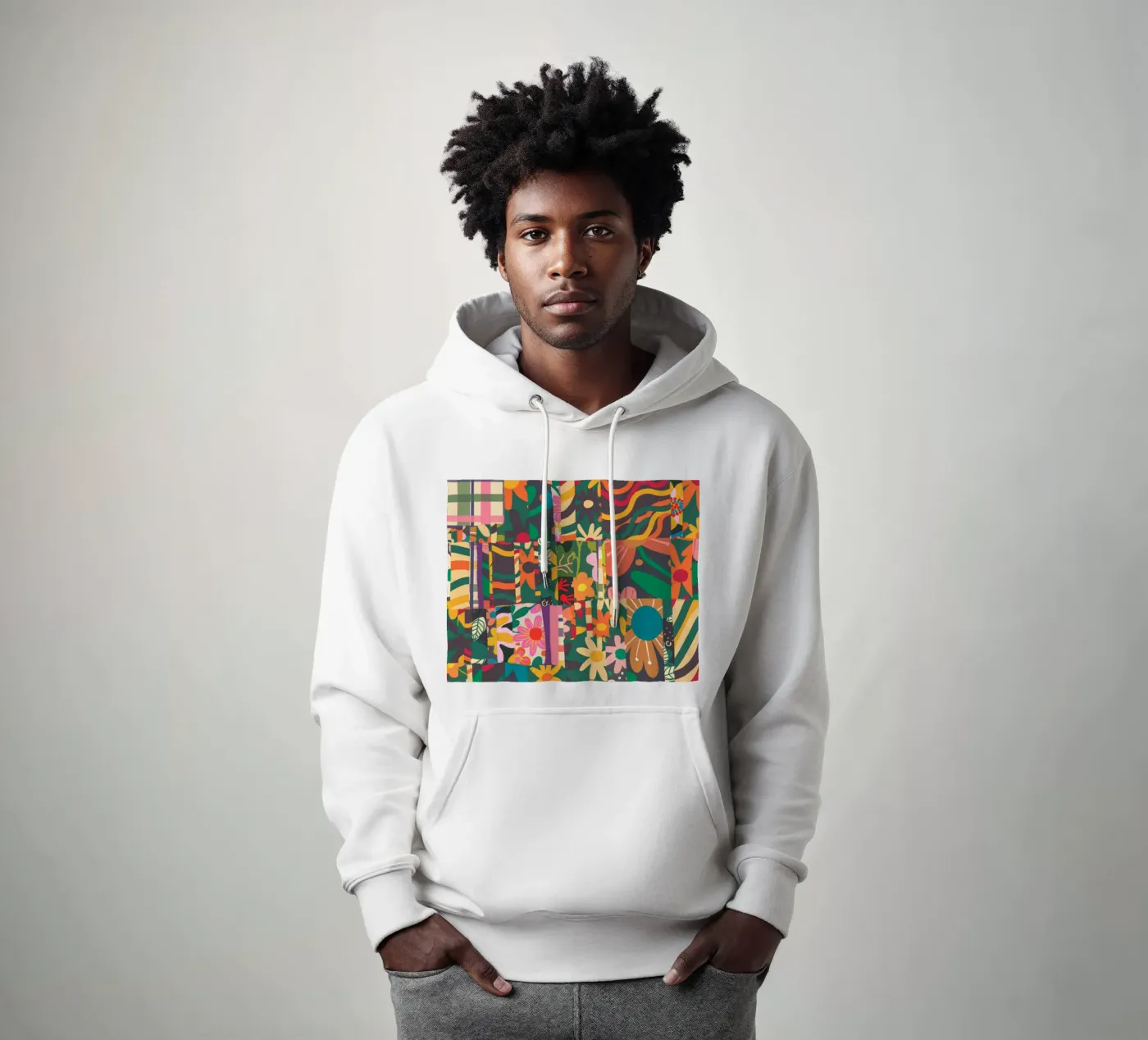 Patchwork sweat à capuche de GigiRosado
