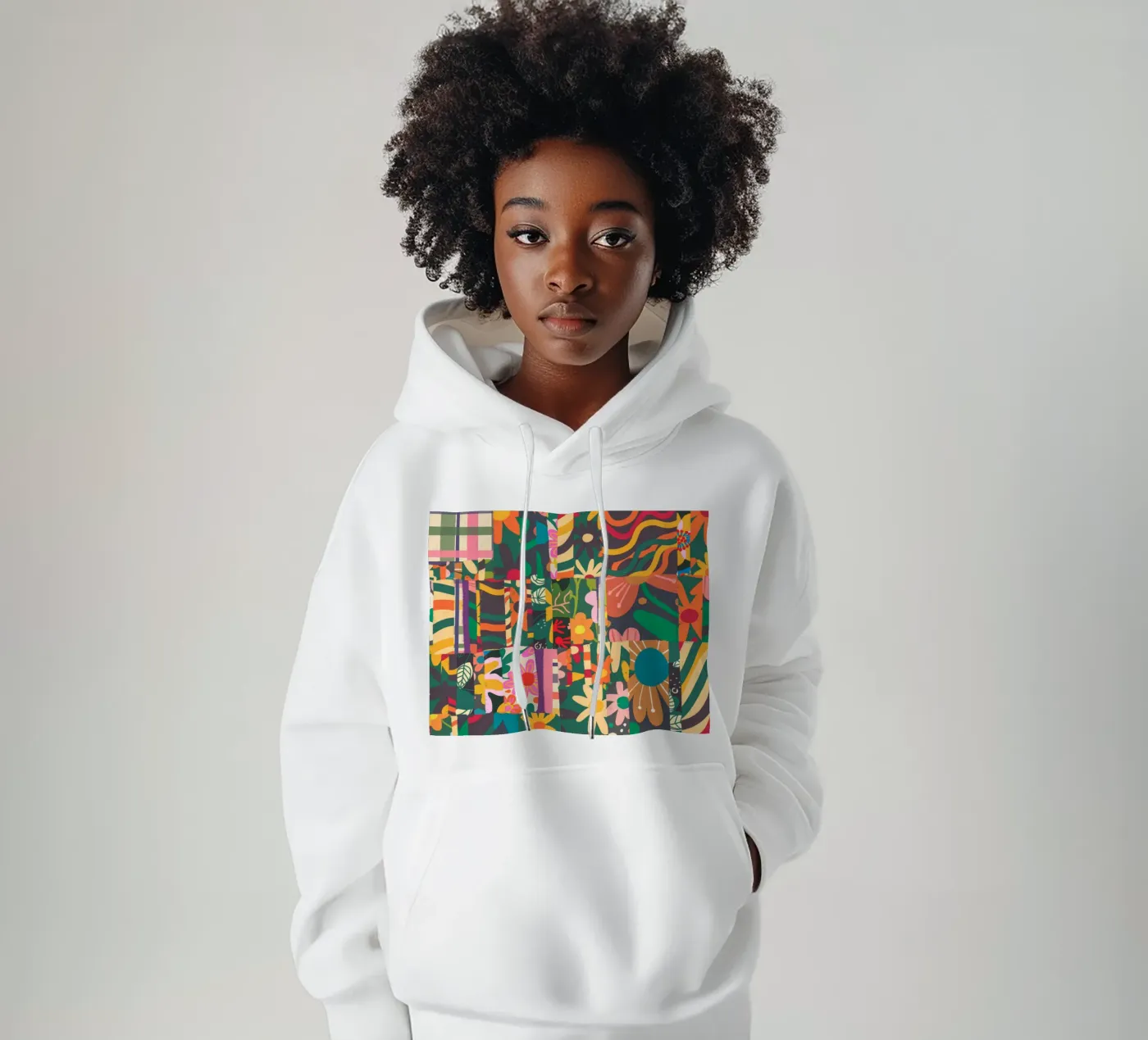 Patchwork Hoodie von GigiRosado