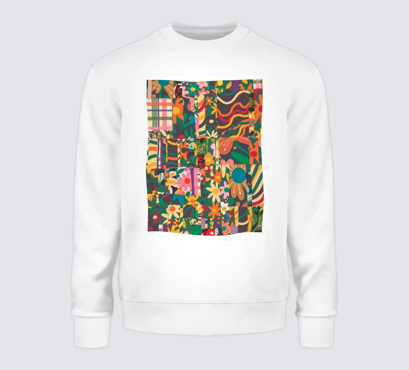 Patchwork sweatshirt van GigiRosado