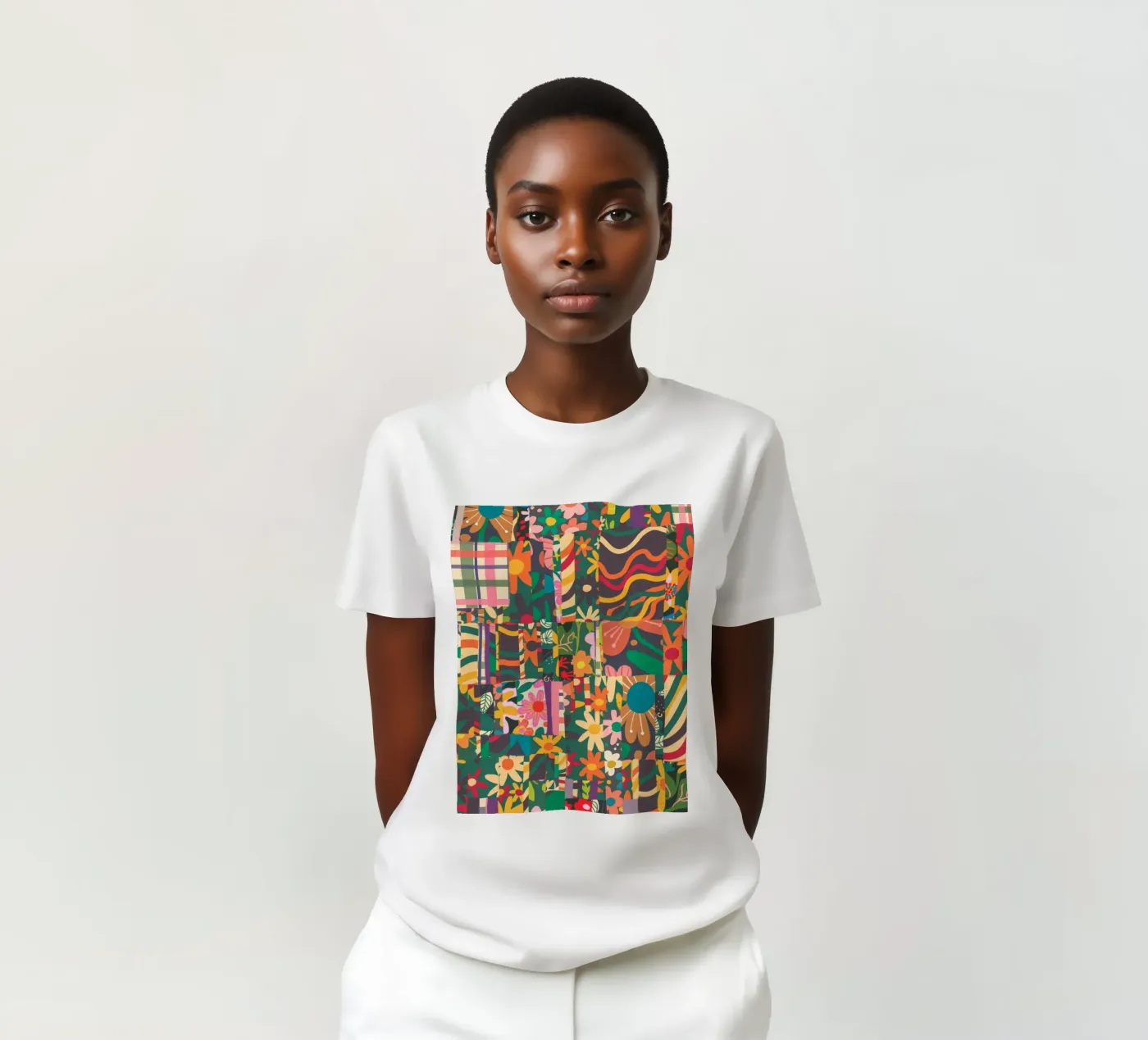Patchwork t-shirt de GigiRosado