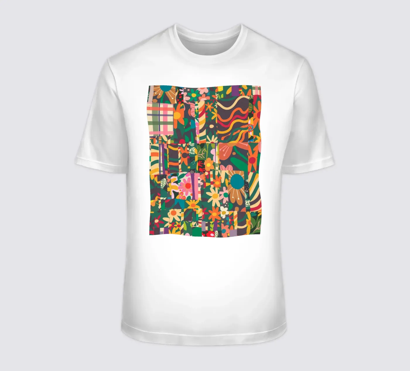 Patchwork t-shirt da GigiRosado