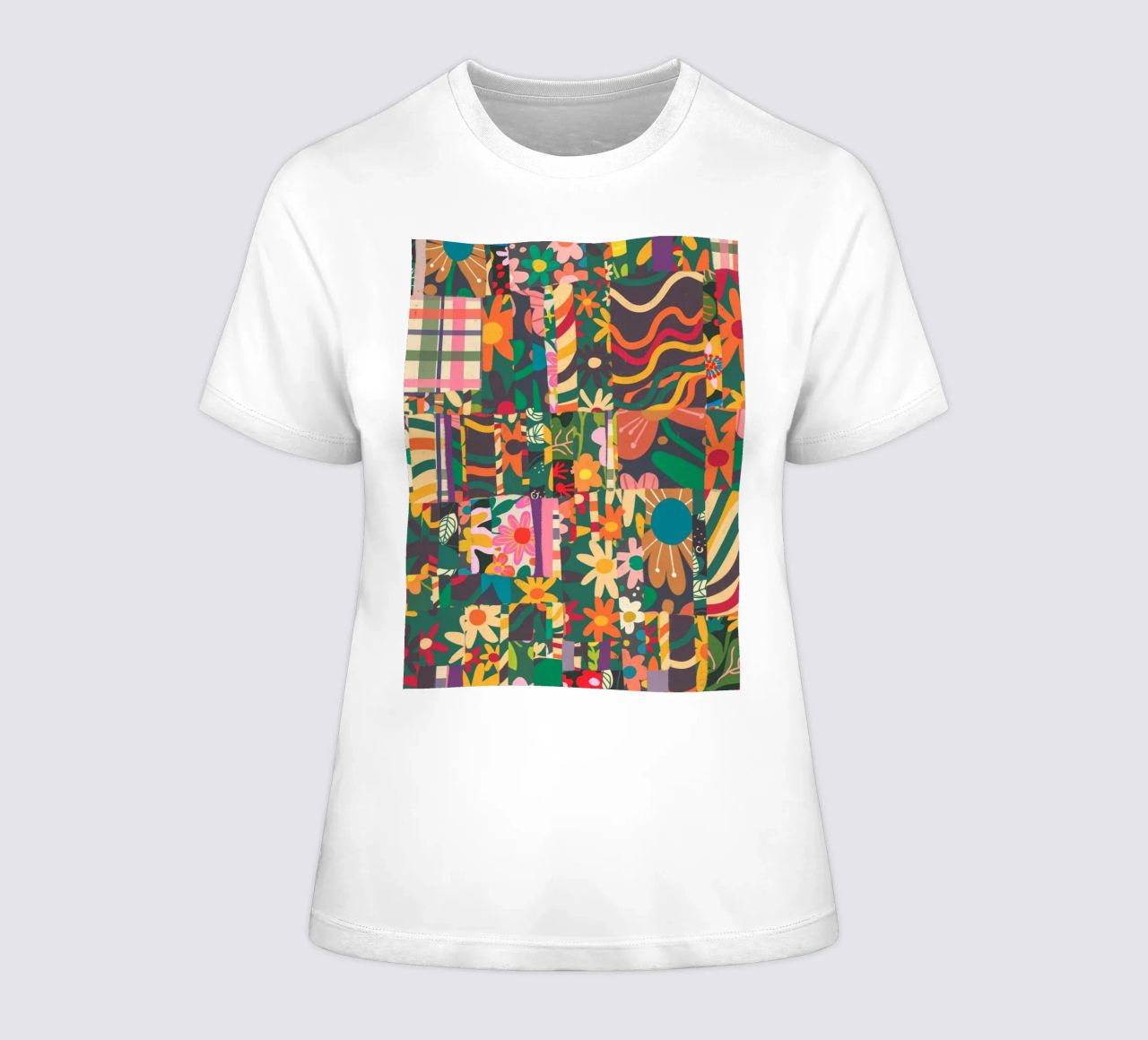 Patchwork camiseta de mujer de GigiRosado