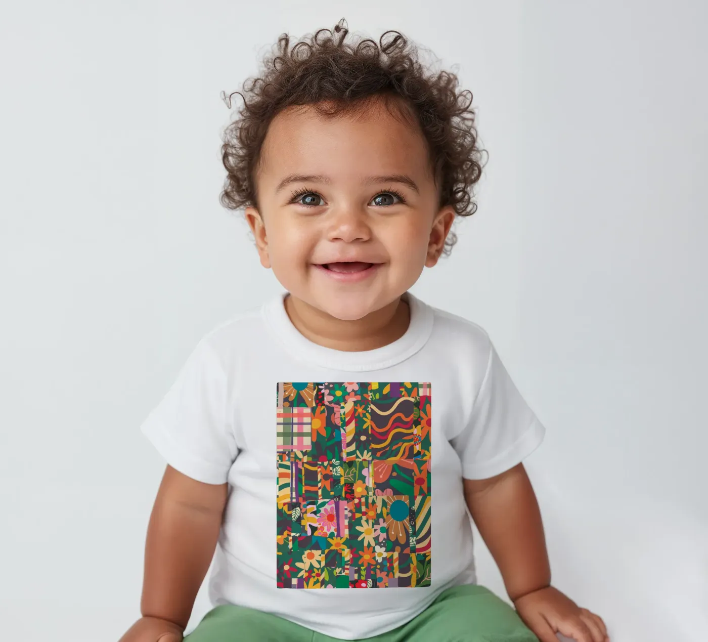 Patchwork t-shirt pour bébé de GigiRosado