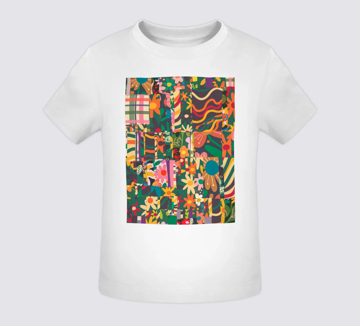 Patchwork t-shirt pour bébé de GigiRosado