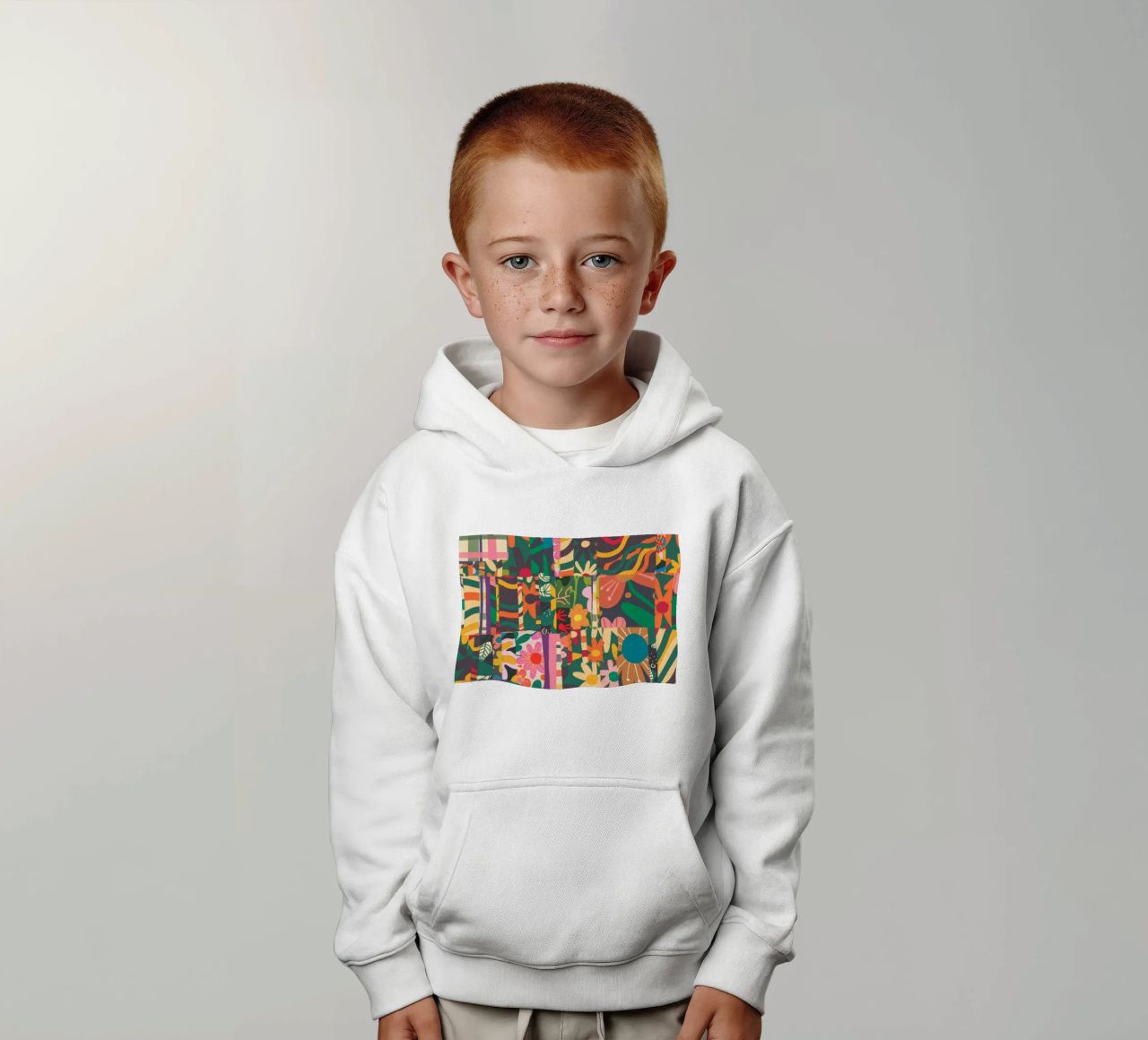 Patchwork sudadera con capucha para niño de GigiRosado