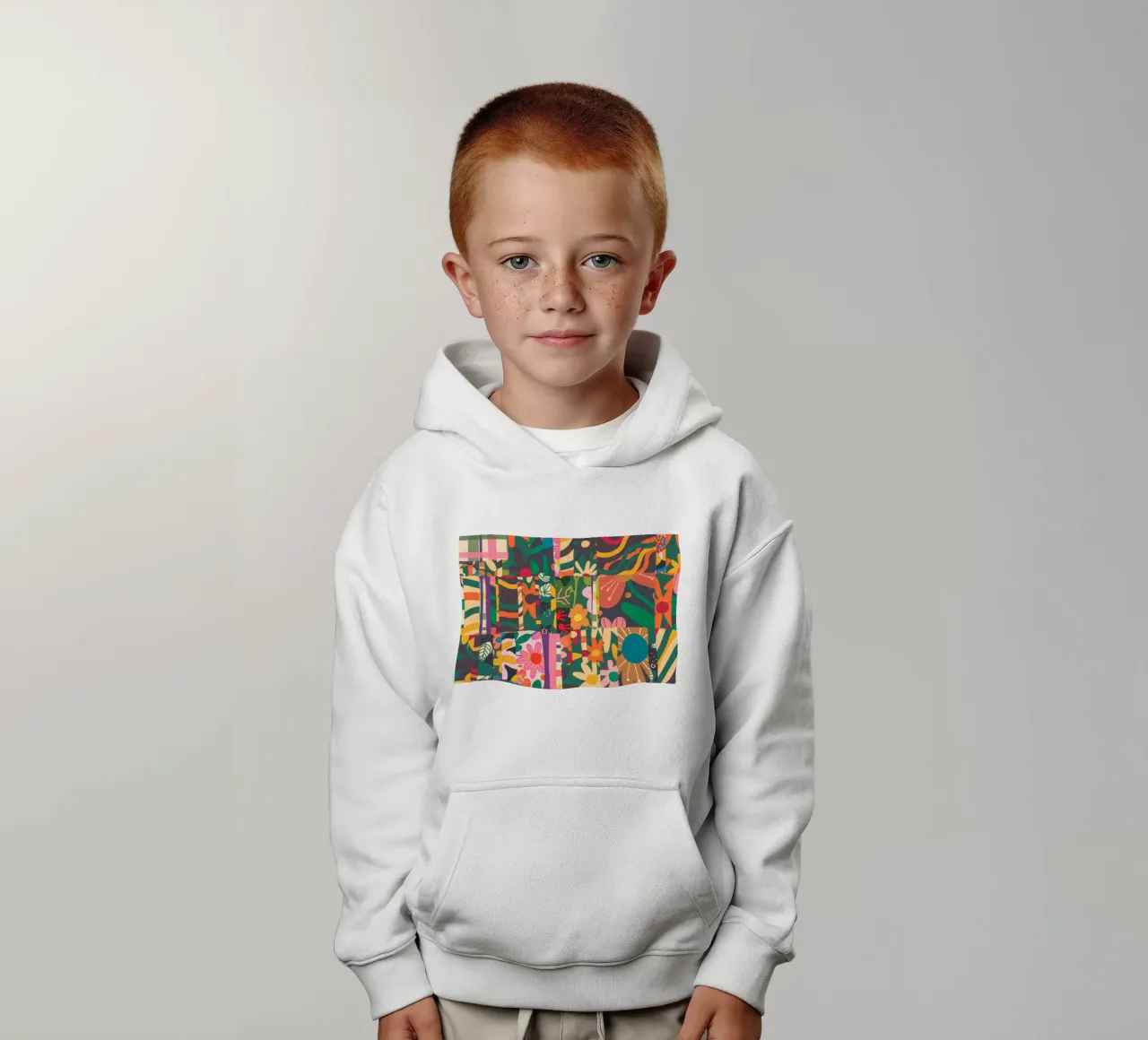 Patchwork kids hoodie by GigiRosado