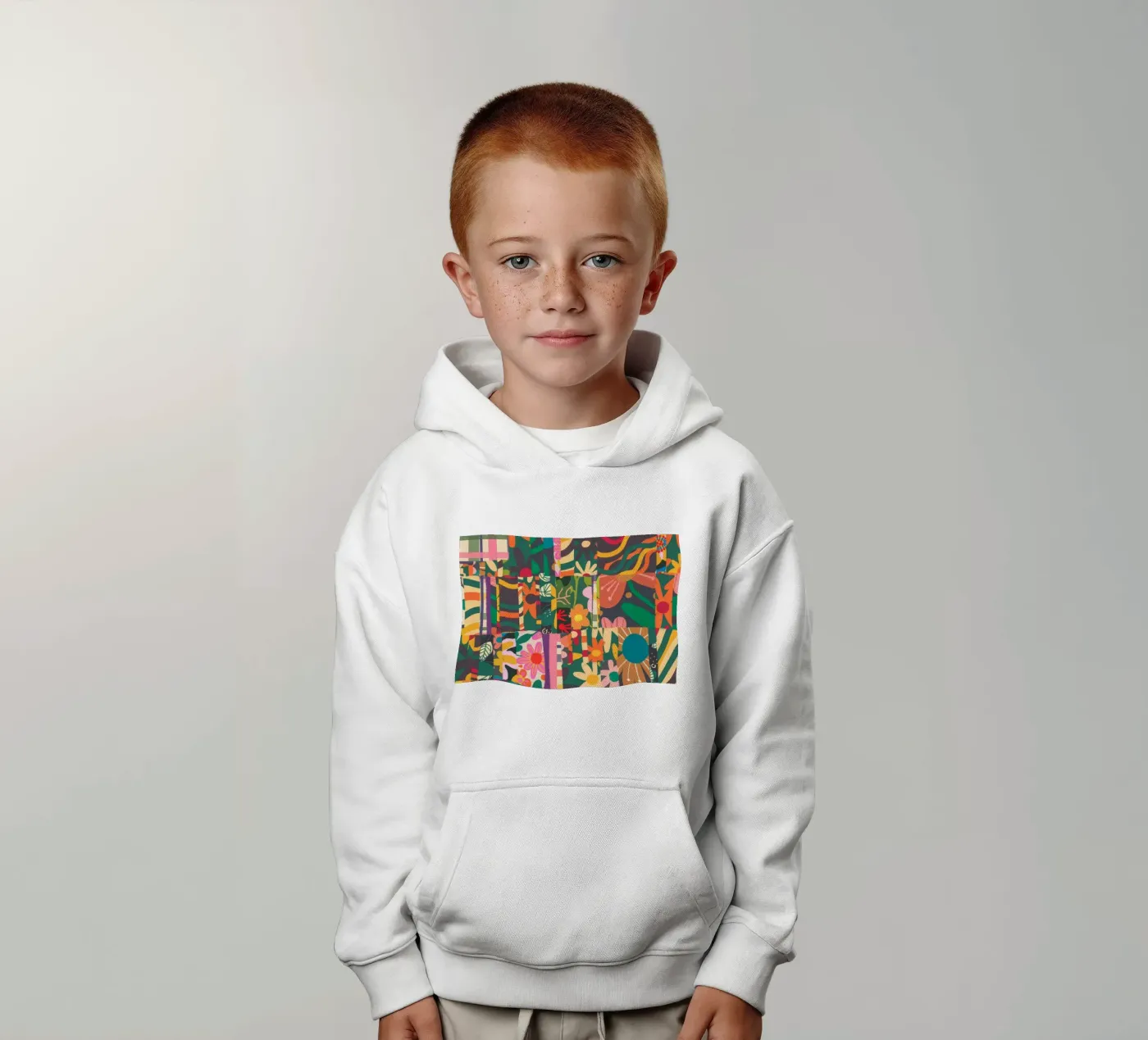 Patchwork Kinder Hoodie von GigiRosado