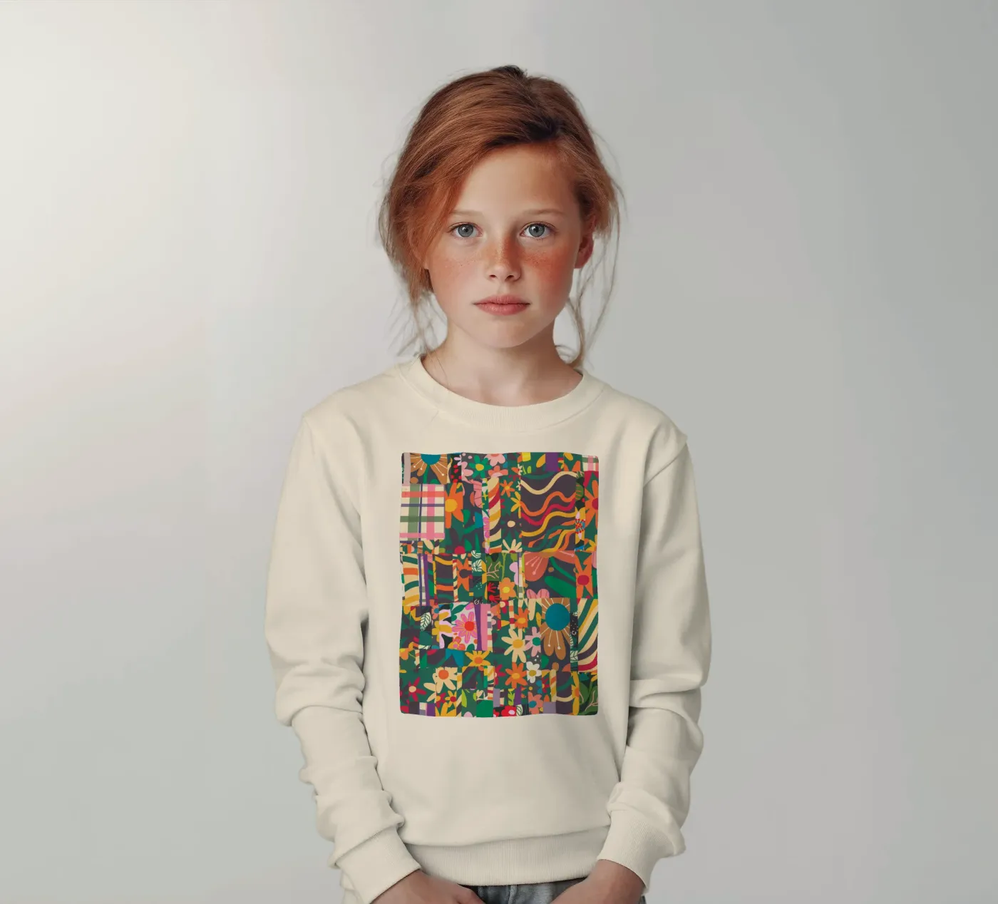 Patchwork Kinder Sweatshirt von GigiRosado