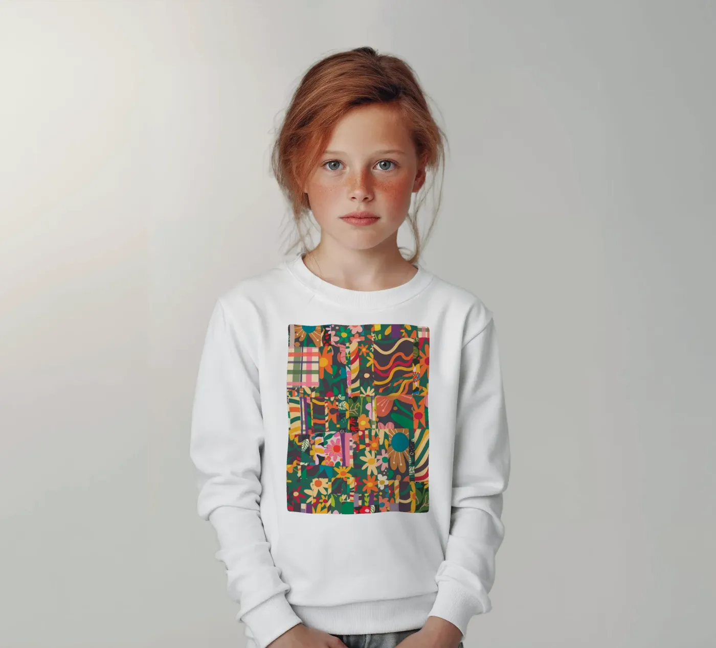 Patchwork Kinder Sweatshirt von GigiRosado