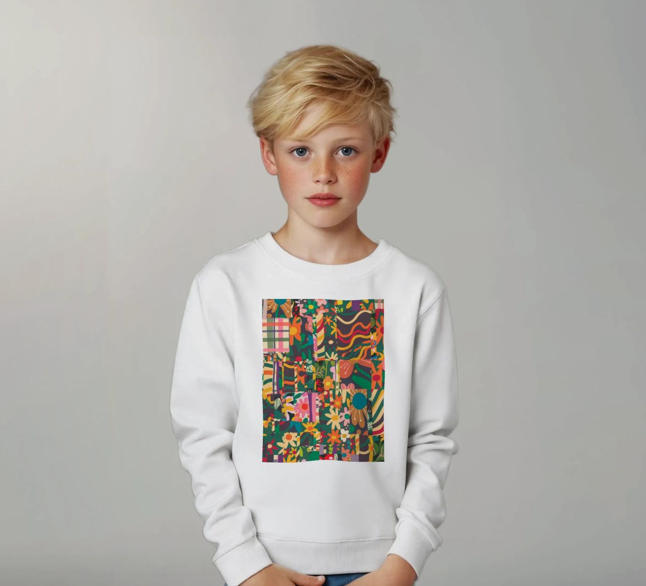 Patchwork sudadera para niño de GigiRosado