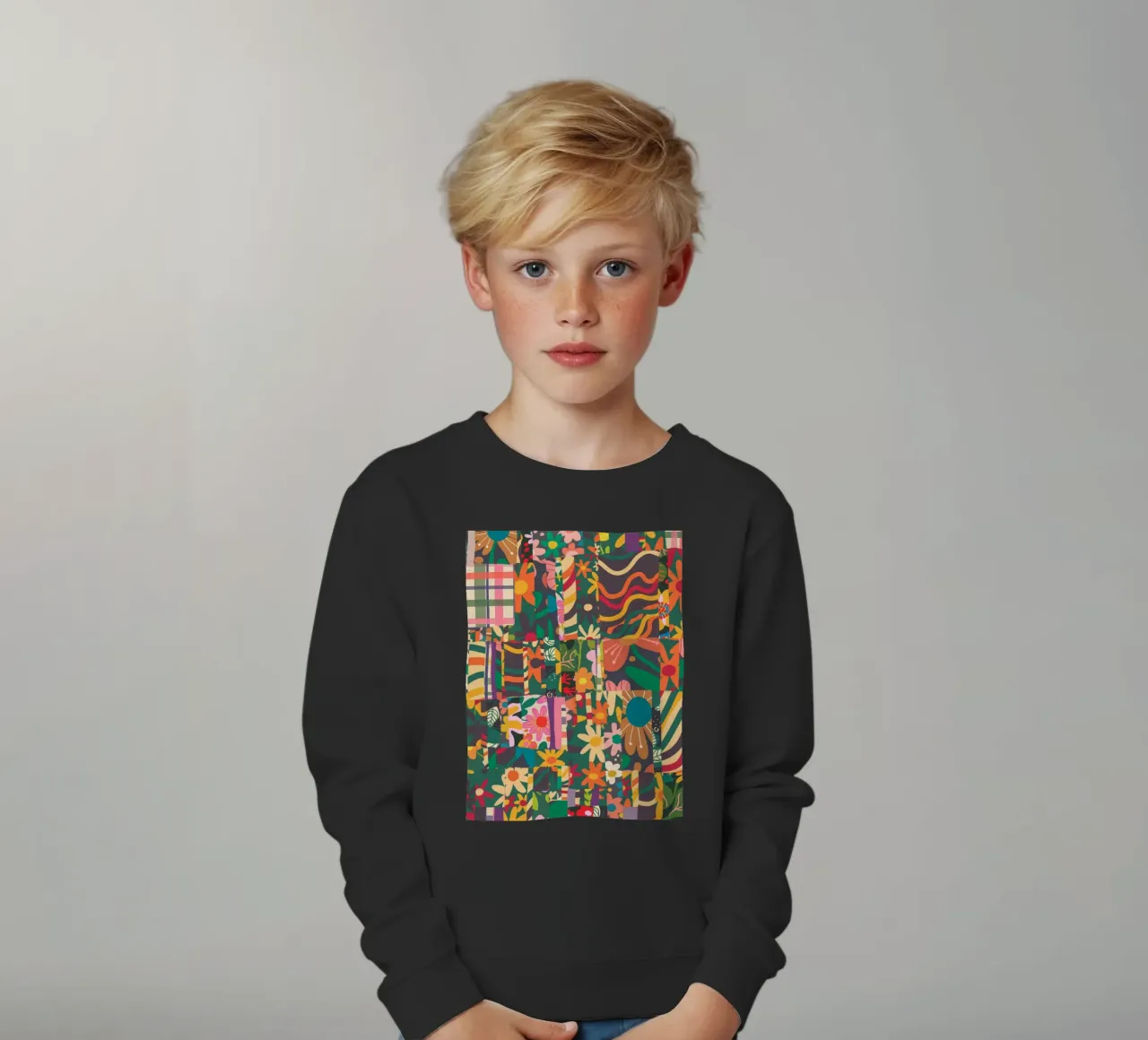 Patchwork felpa bambino da GigiRosado