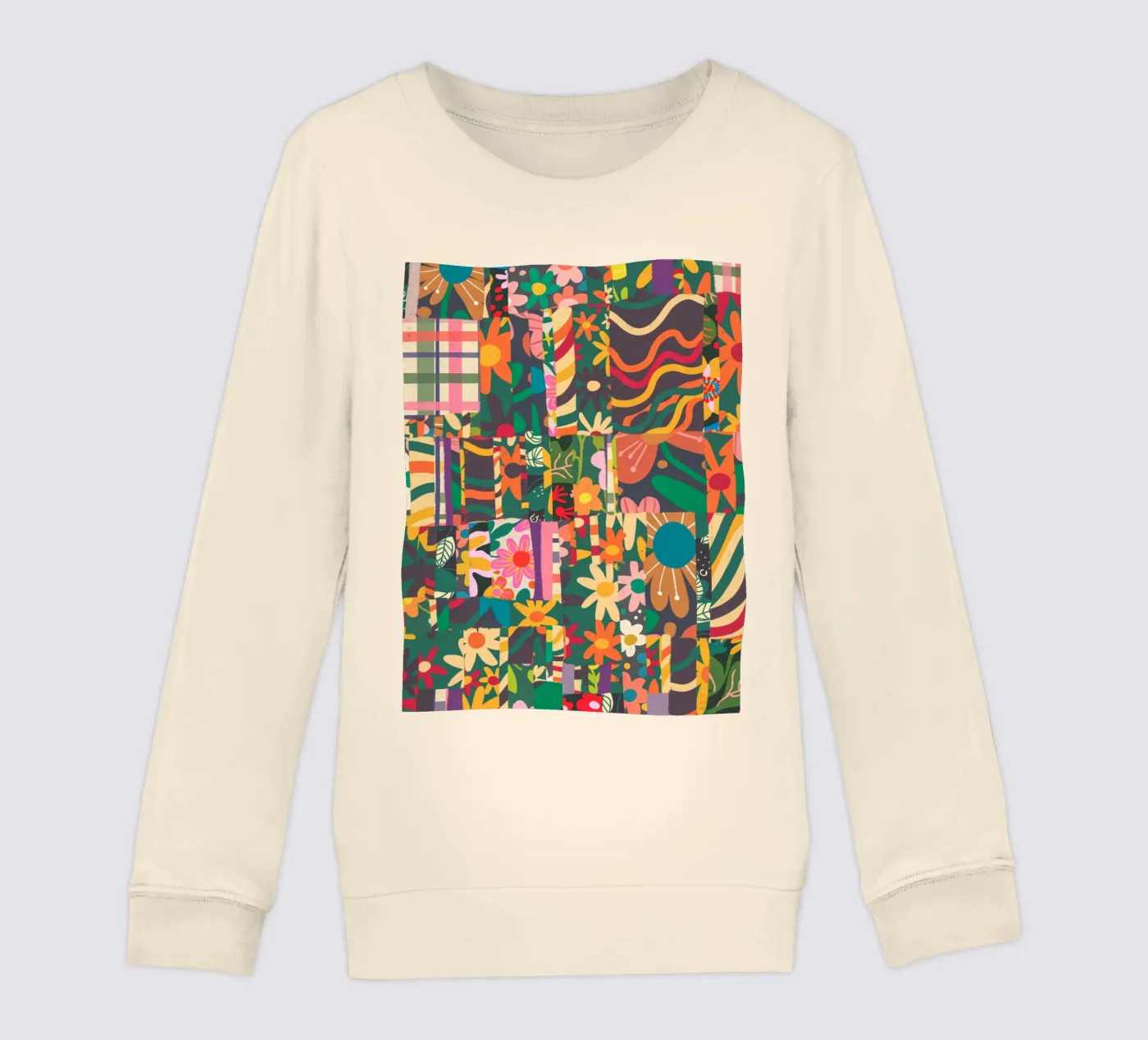 Patchwork Kinder Sweatshirt von GigiRosado