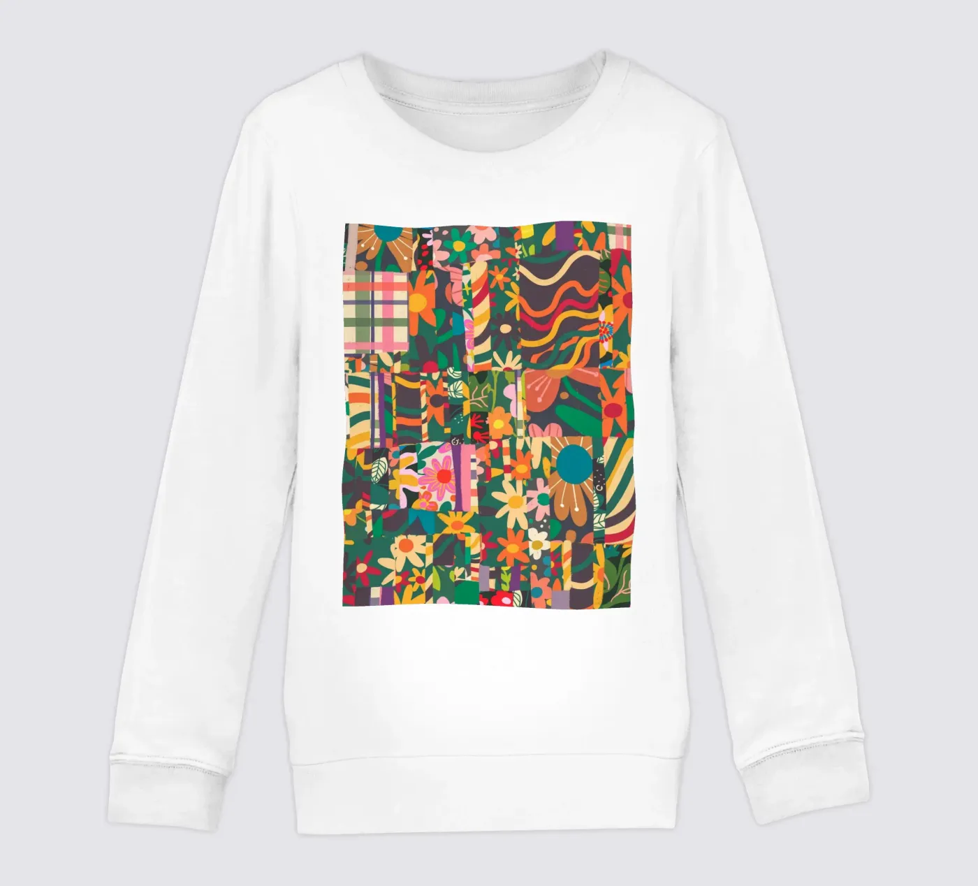 Patchwork Kinder Sweatshirt von GigiRosado