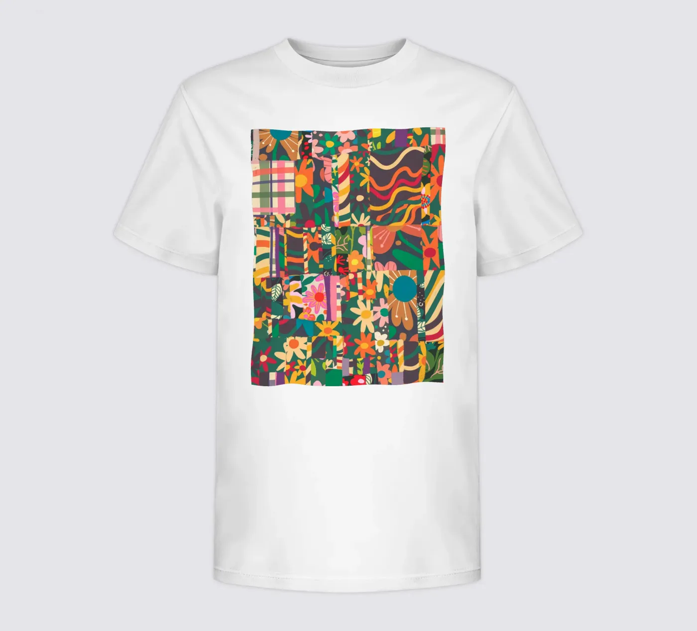 Patchwork kinder t-shirt van GigiRosado