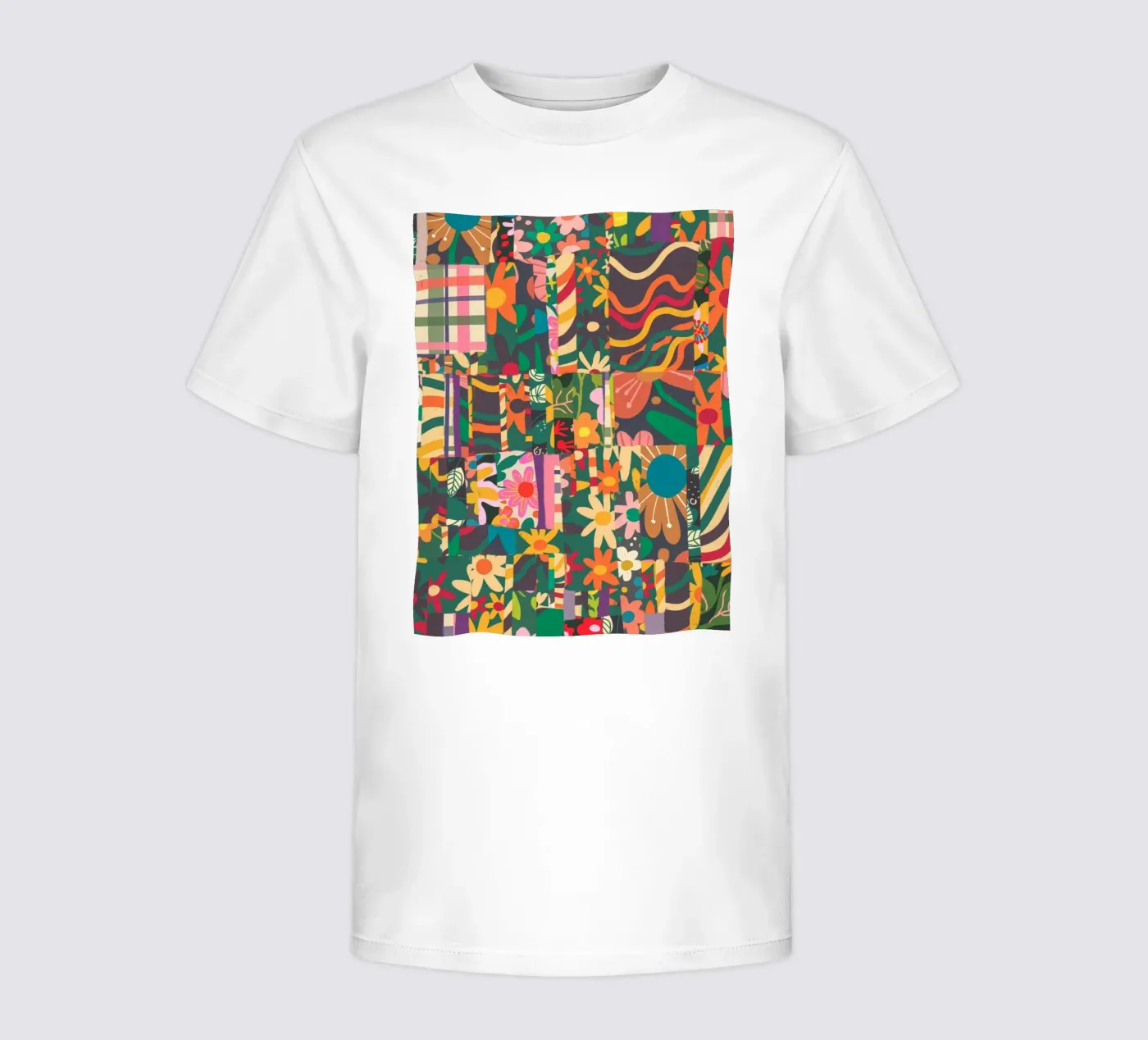 Patchwork kinder t-shirt van GigiRosado