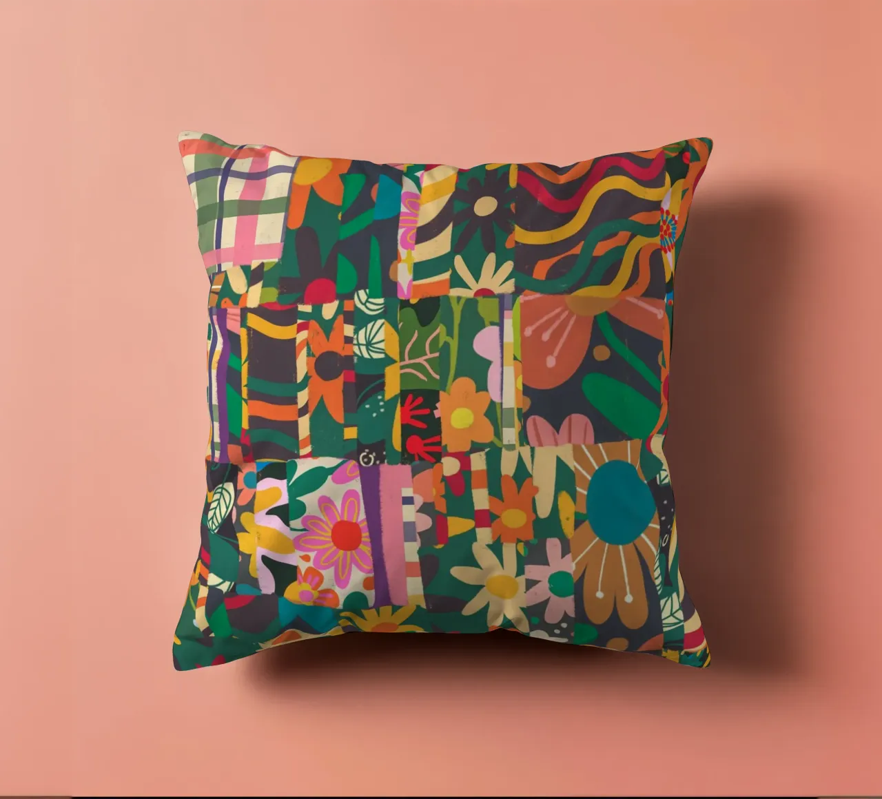 Patchwork cojín de GigiRosado